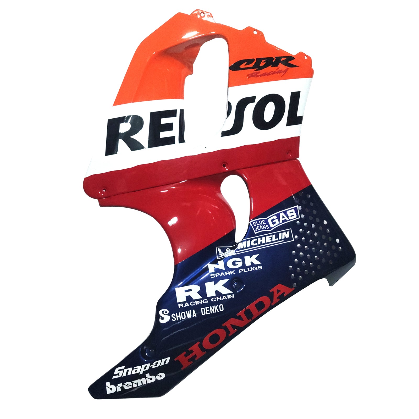 Amotopart 1992-1993 Honda CBR900RR 893 Fairing Orange&Red Repjol Kit