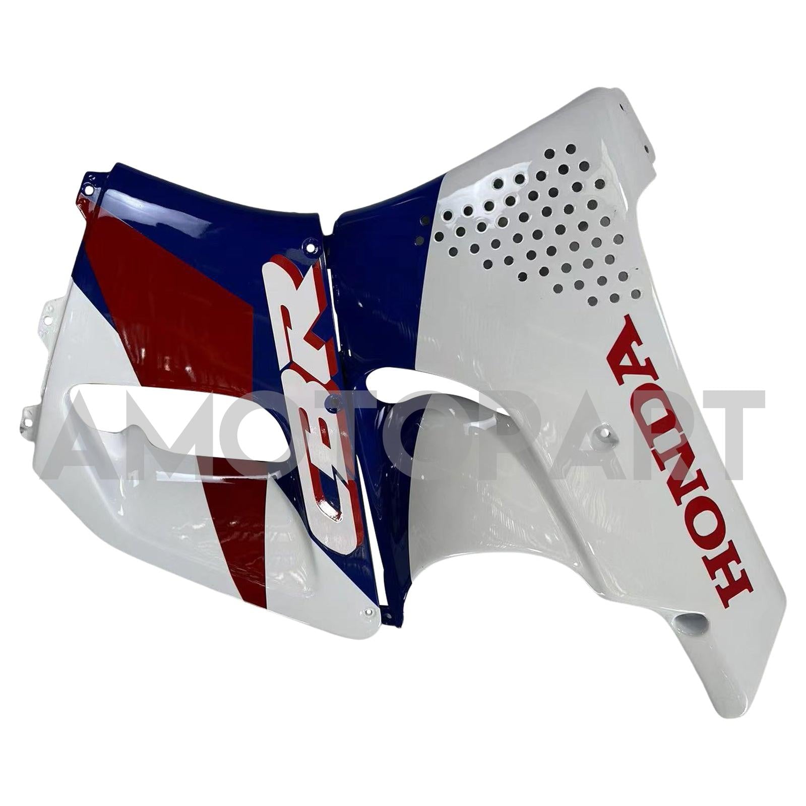 Amotopart 1992-1993 Honda CBR900RR 893 Fairing White Blue Kit