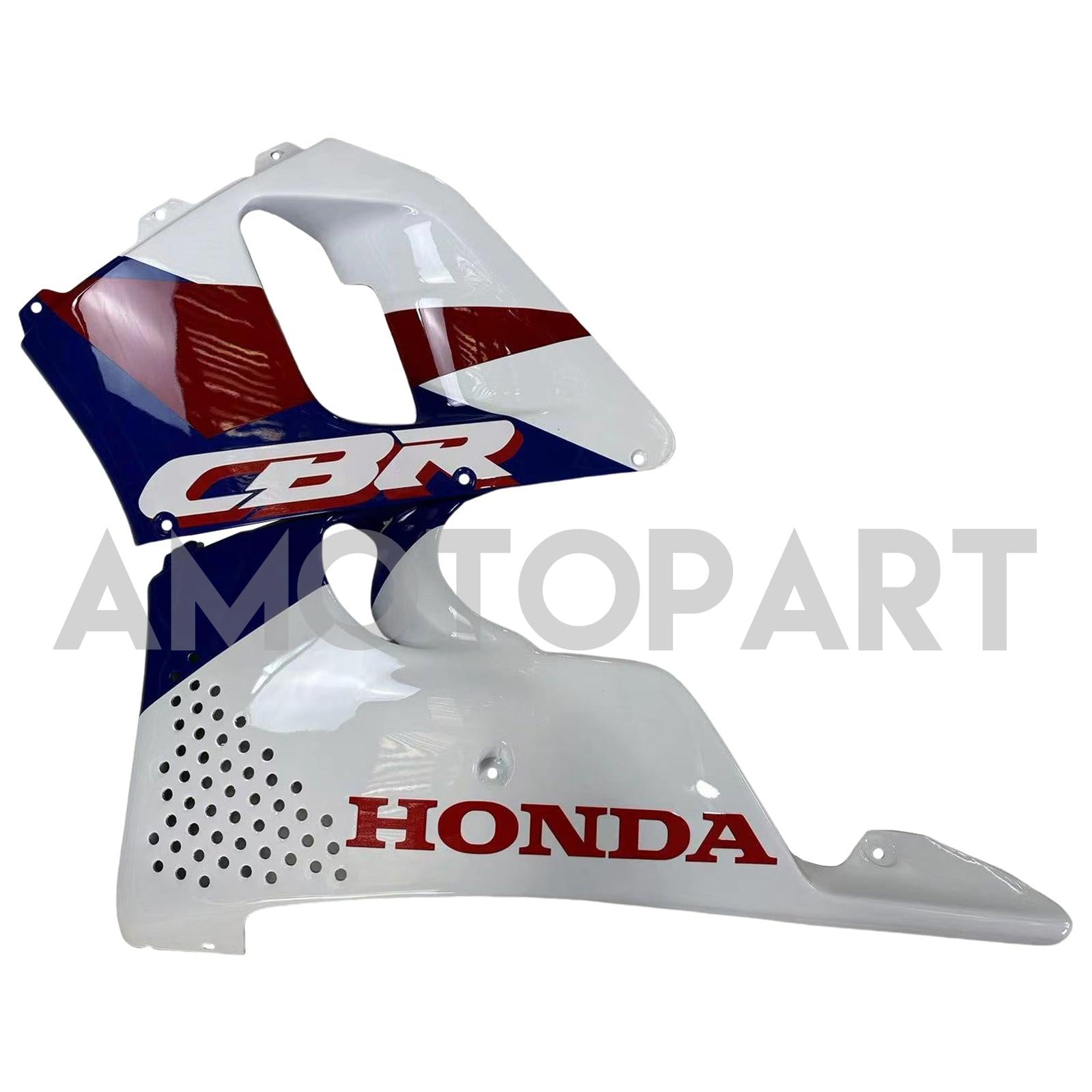 Amotopart 1992-1993 Honda CBR900RR 893 Fairing White Blue Kit