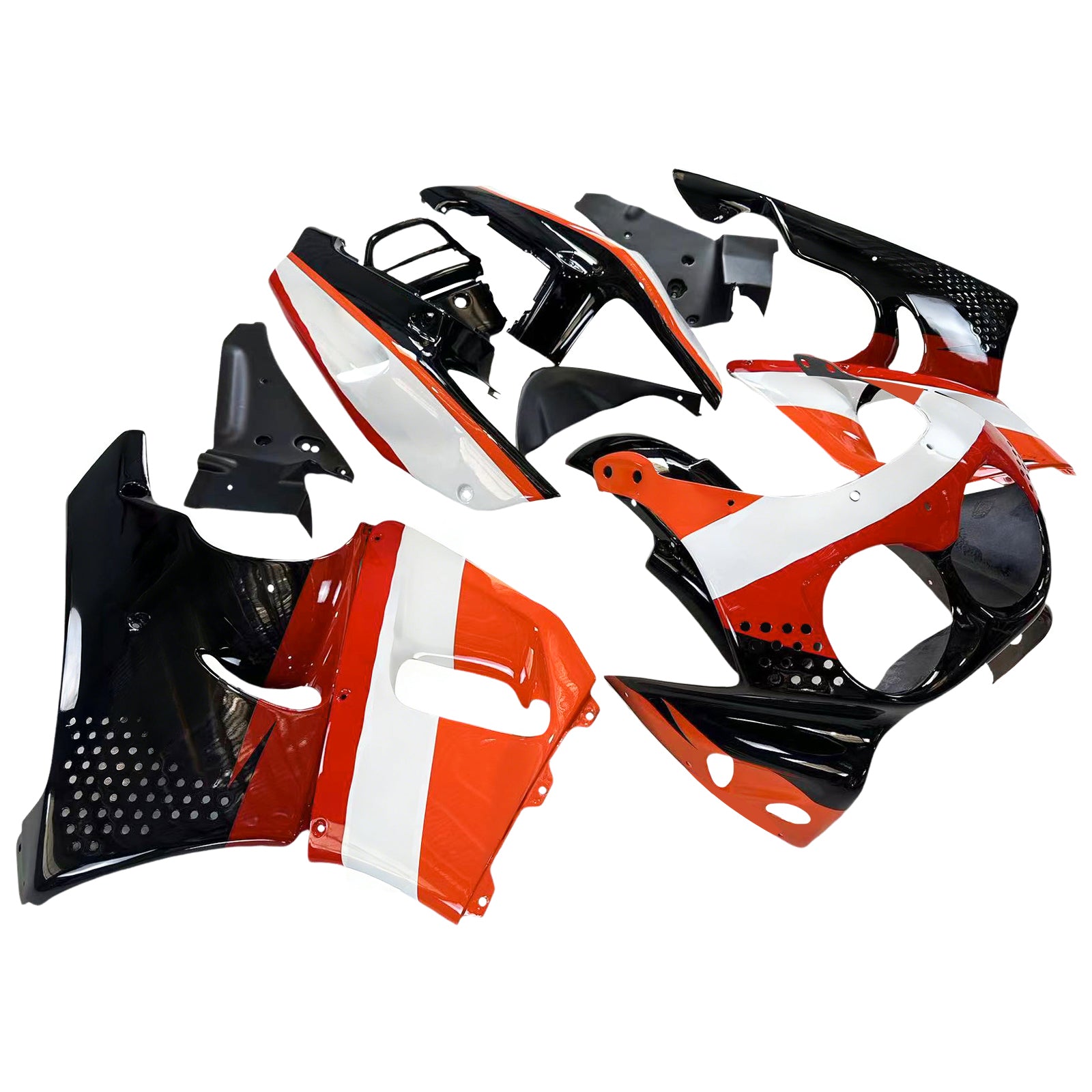Amotopart 1992-1993 Honda CBR900RR 893 Fairing Red&Orange Kit