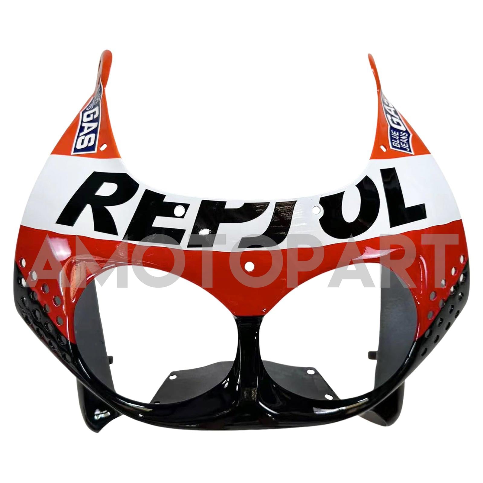 Amotopart 1992-1993 Honda CBR900RR 893 Fairing Red&Orange Repjol Kit