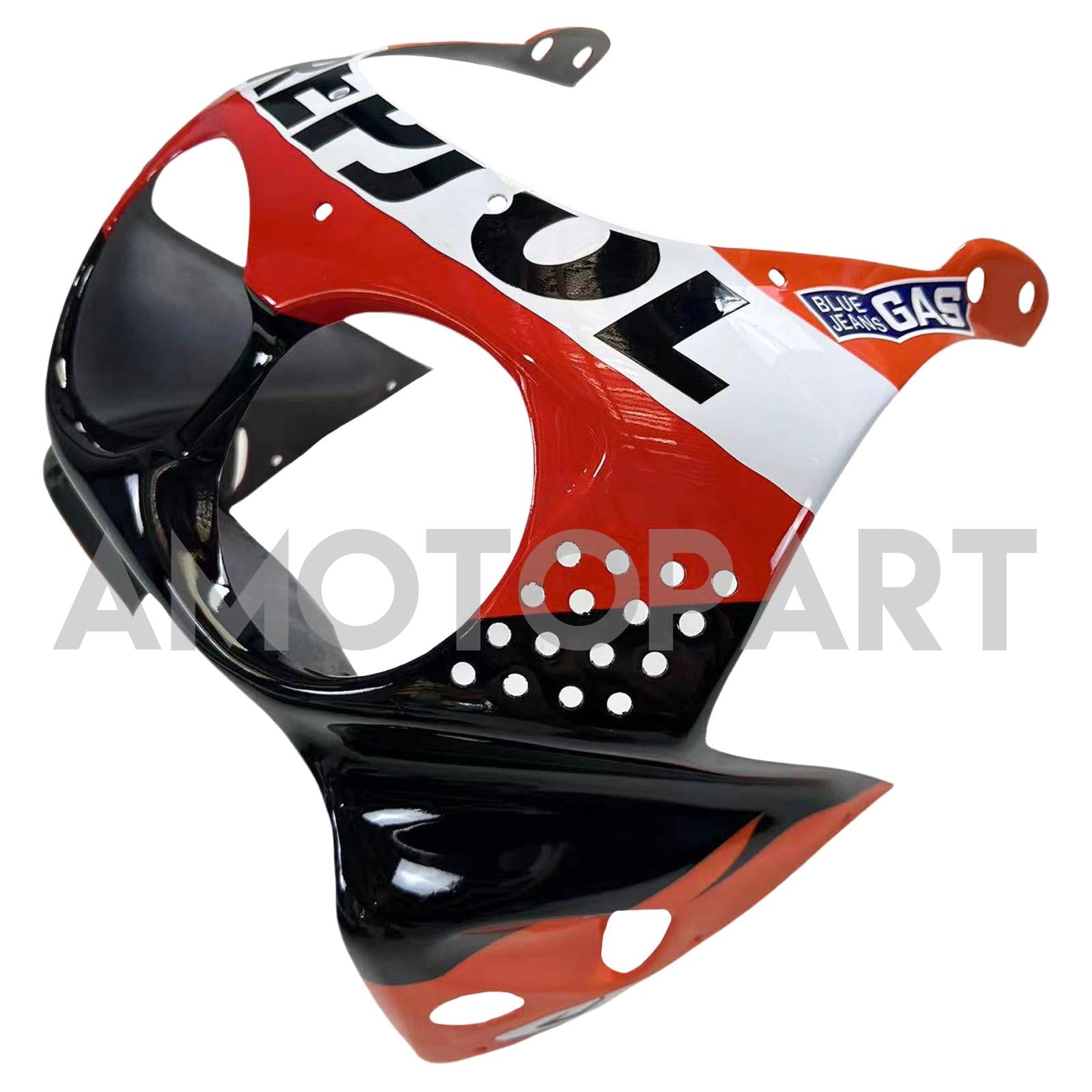 Amotopart 1992-1993 Honda CBR900RR 893 Fairing Red&Orange Repjol Kit