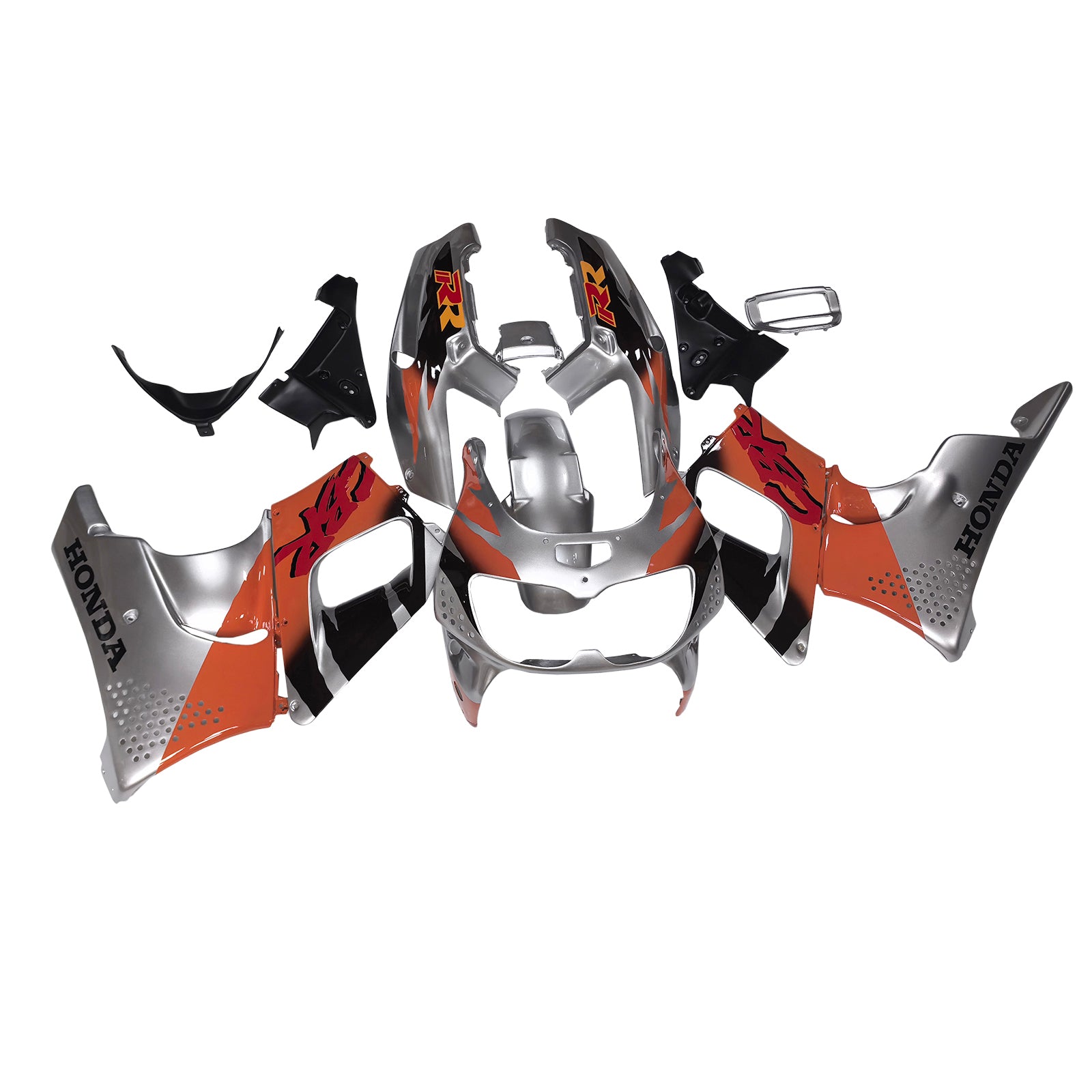 Amotopart 1994-1995 Honda CBR900RR Silver Fairing Kit