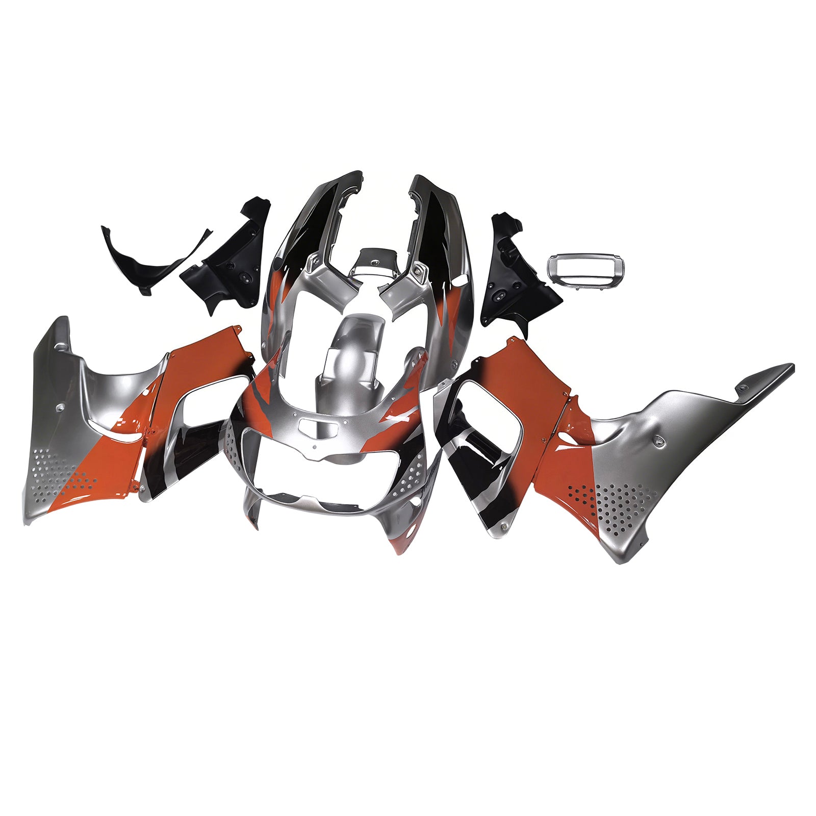 Amotopart 1994-1995 Honda CBR900RR Silver Fairing Kit