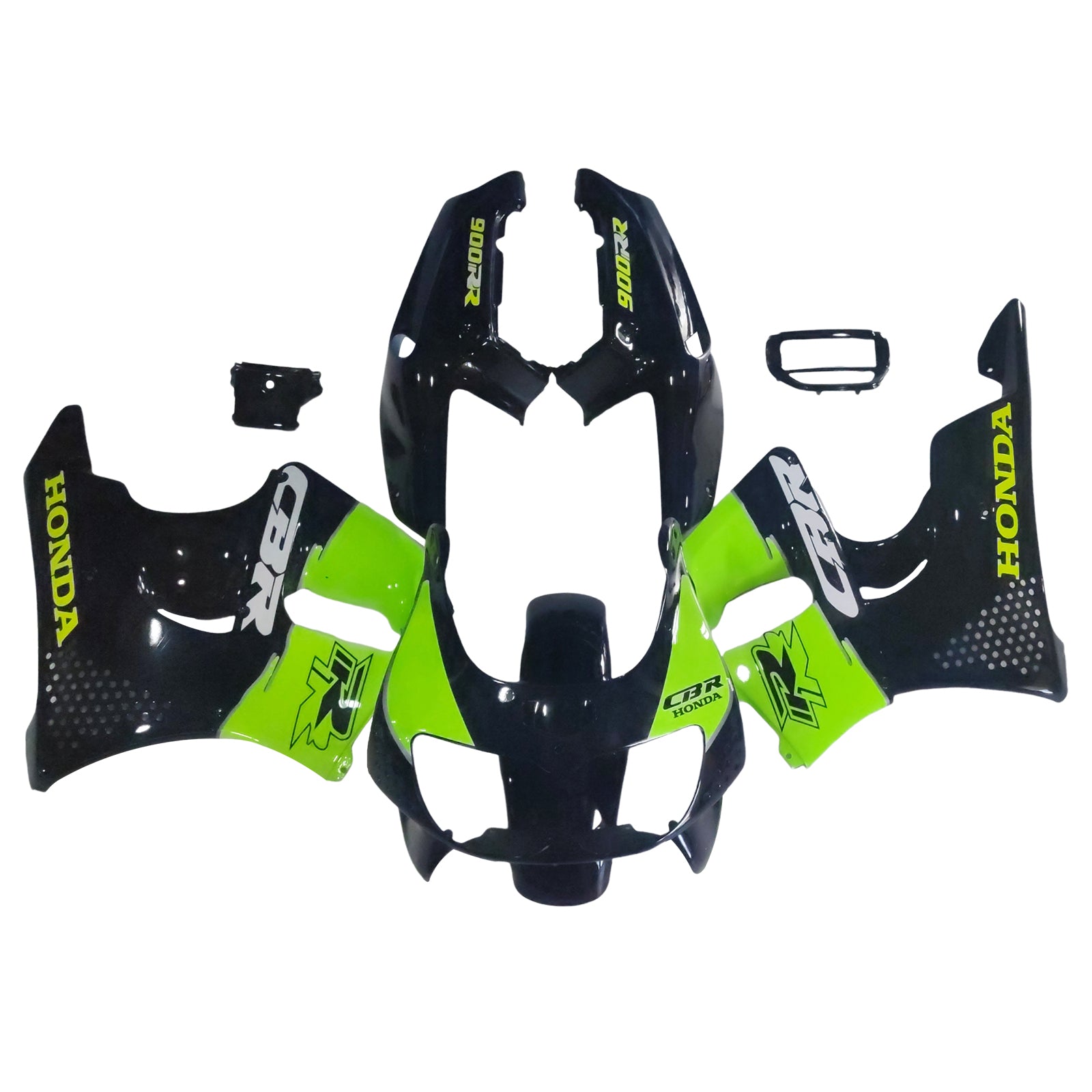Amotopart 1994-1995 ホンダ CBR900RR 893 フェアリング ブルー&グリーン キット