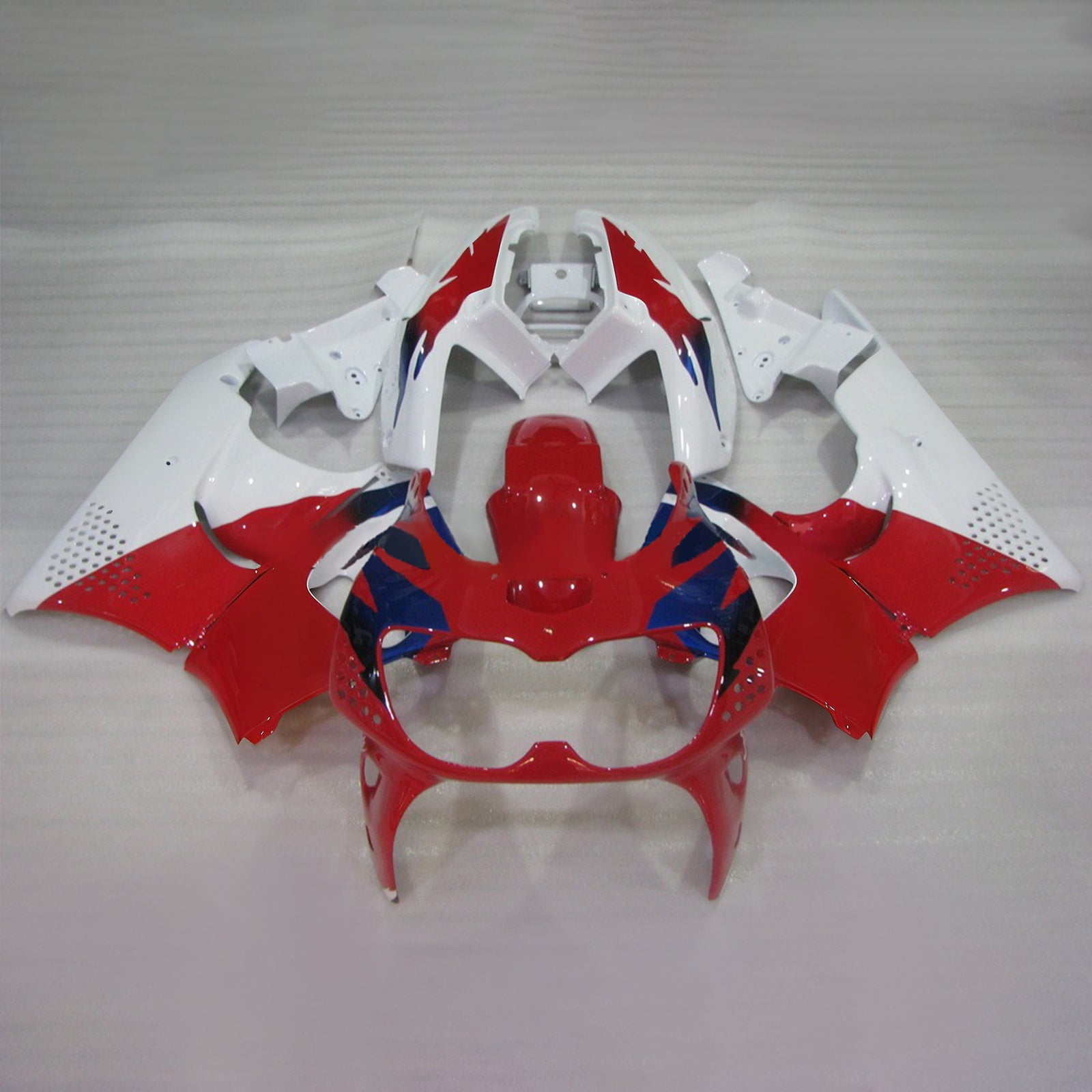 Amotopart 1994-1995 Honda CBR900RR 893 Verkleidung Rot&Blue Style4 Kit