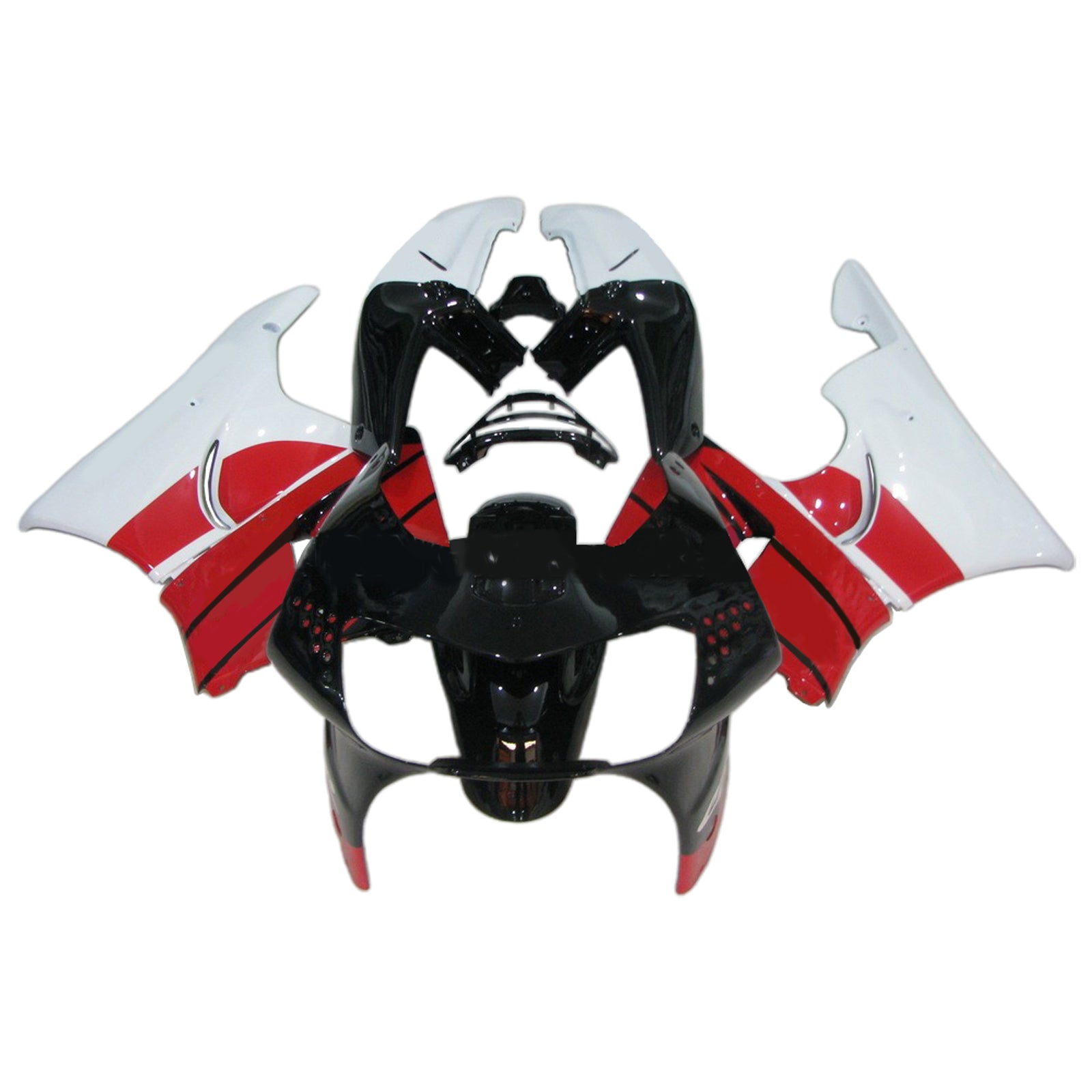 Amotopart 1998-1999 Honda CBR900RR 919 Kit de carénage rouge blanc noir
