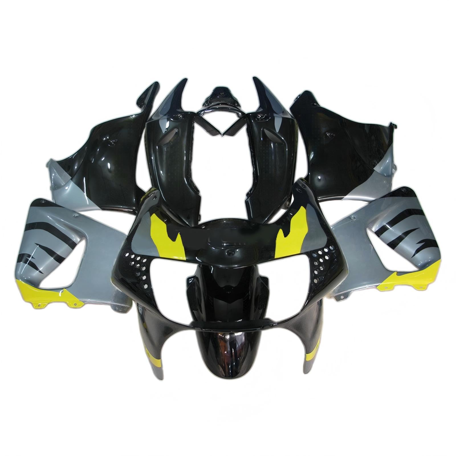 Amotopart 1998-1999 Honda CBR900RR 919 Black Gray Fairing Kit