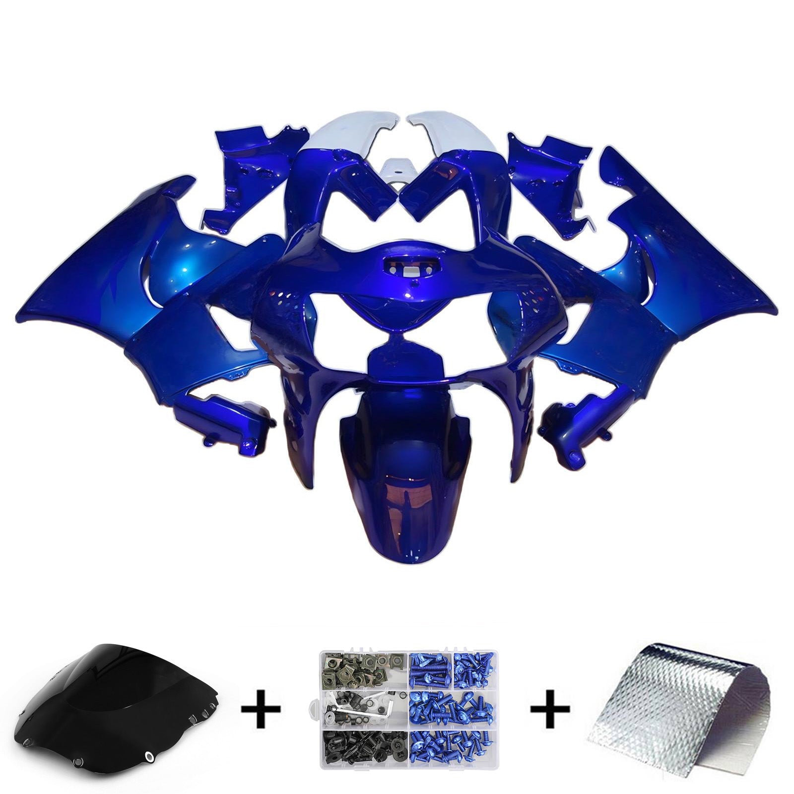 Amotopart 1998-1999 Honda CBR900RR 919 Blue Fairing Kit