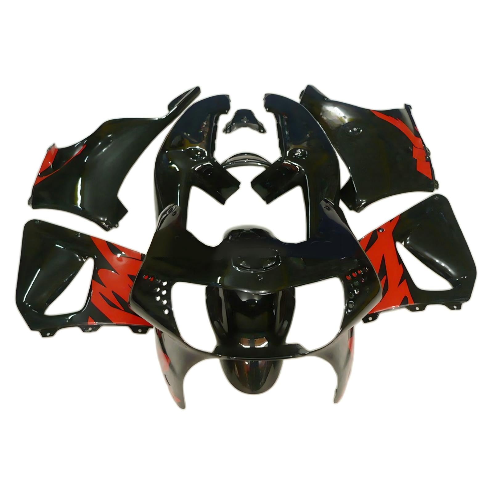 Amotopart 1998–1999 Honda CBR900RR 919 schwarzes Verkleidungsset