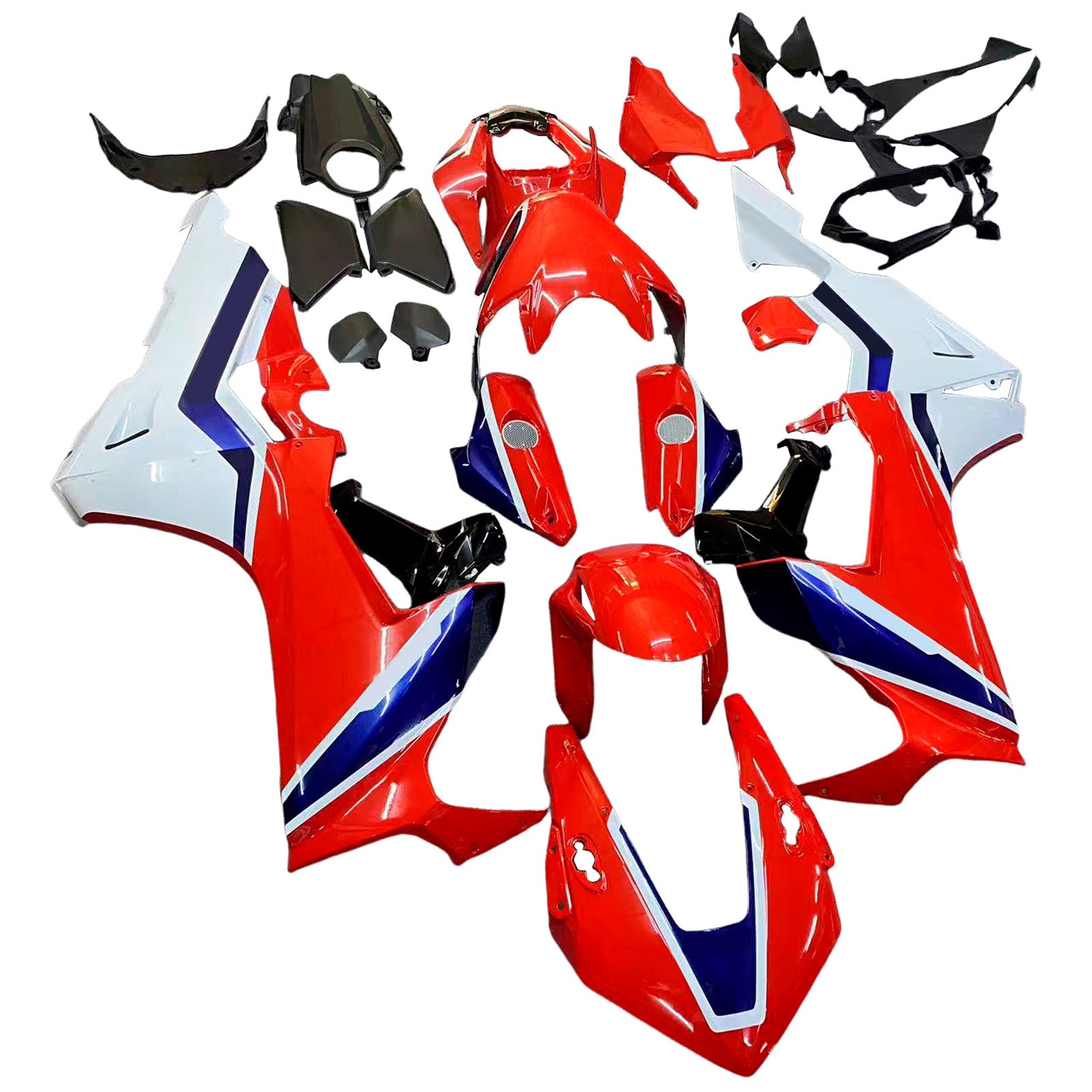 Amotopart 2017-2025 Honda CBR1000RR Fairing Red&White Style7 Kit