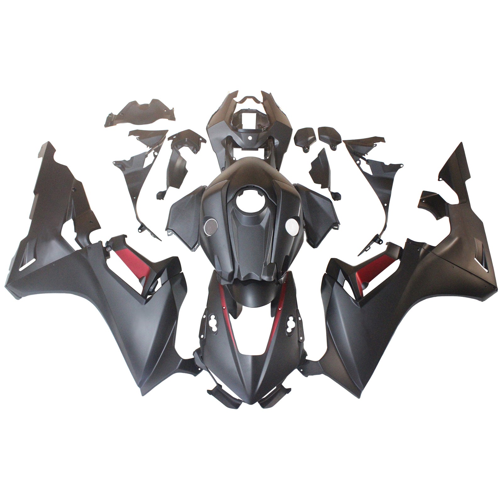 Amotopart 2017-2025 Honda CBR1000RR Fairing Matte Black Style2 Kit