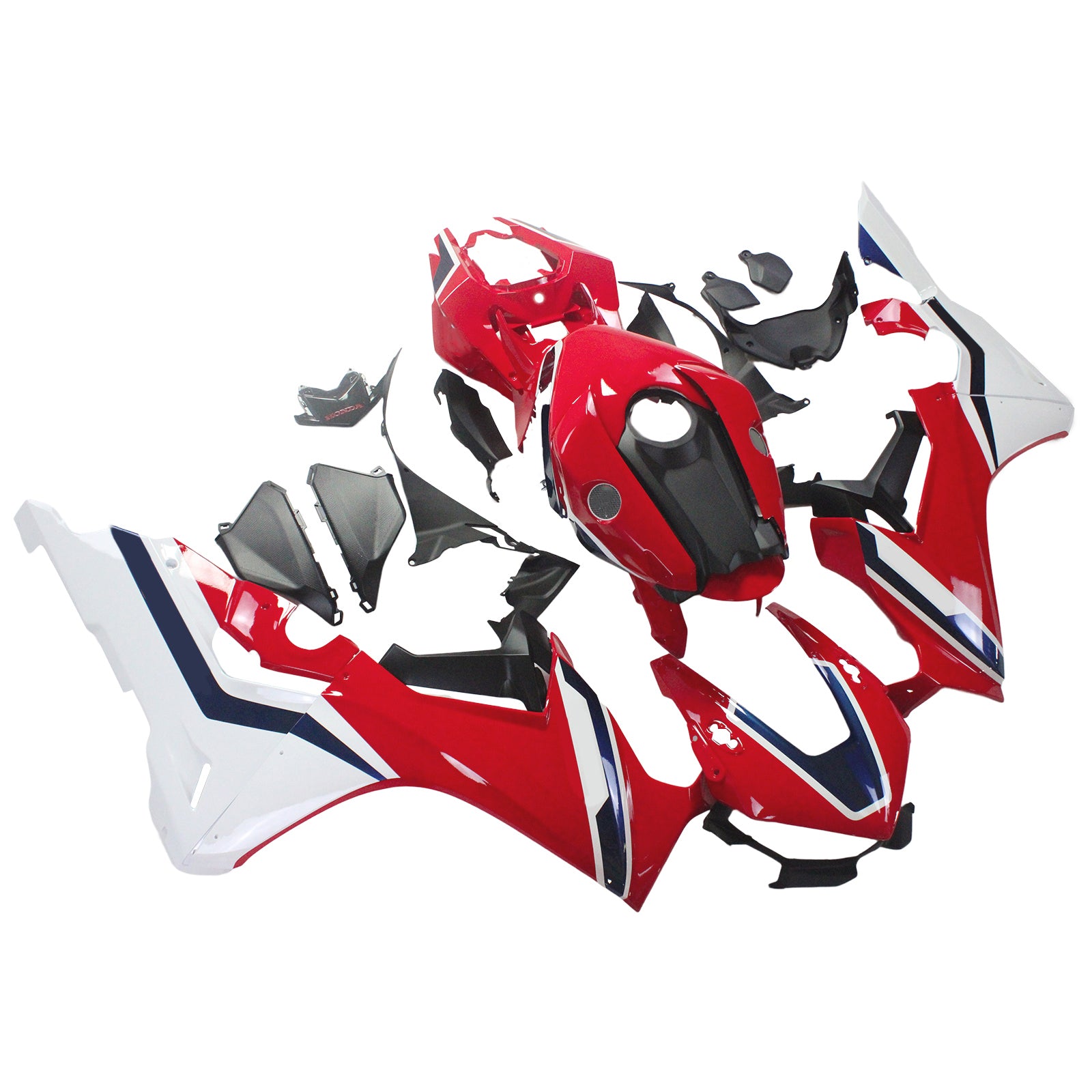 Amotopart 2017-2025 Honda CBR1000RR Fairing Red&White Style4 Kit