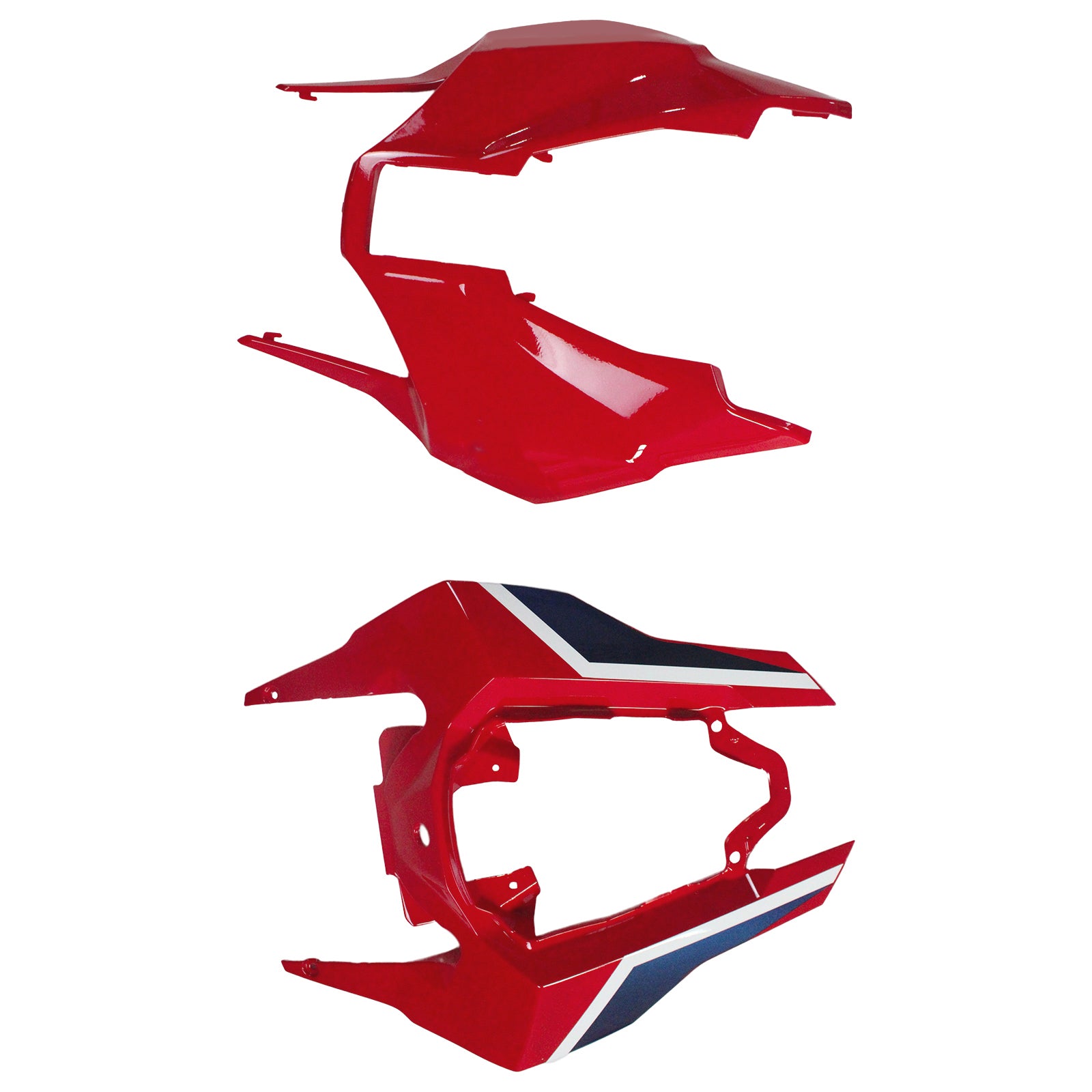 Amotopart 2017-2025 Honda CBR1000RR Fairing Red&White Style4 Kit