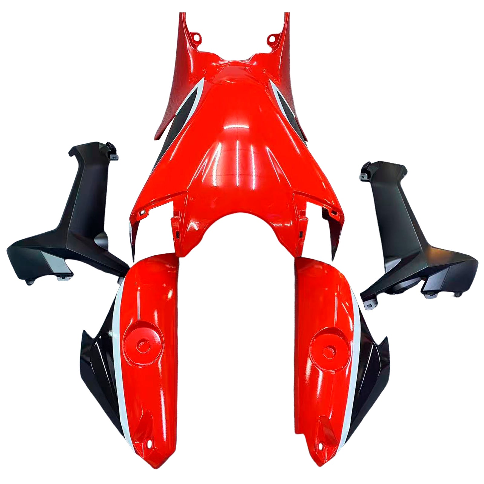 Amotopart 2017-2023 Honda CBR1000RR Kit de carenado rojo y blanco estilo 5