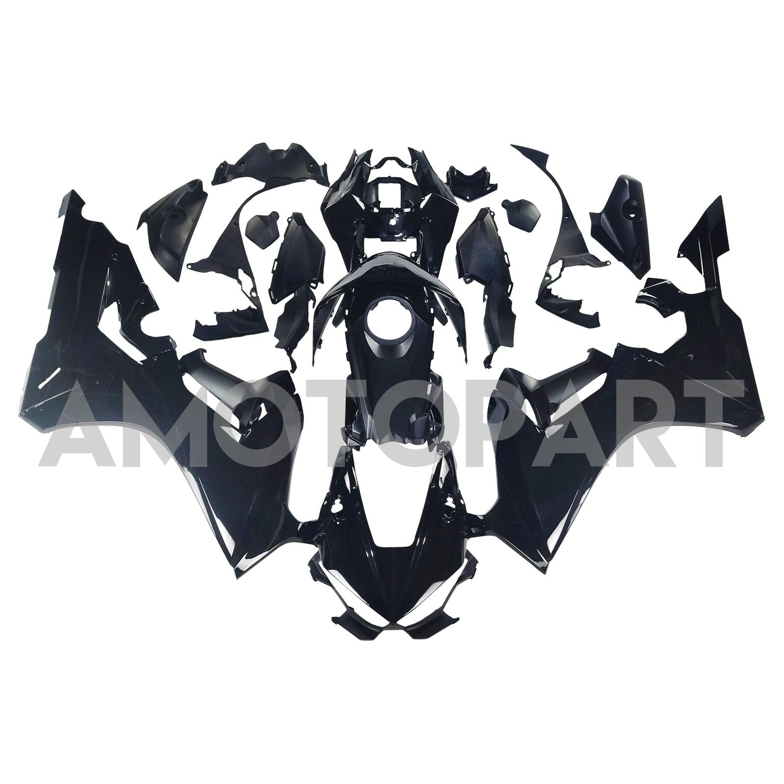 Carénage Amotopart pour Honda CBR1000RR 2017-2025, finition mate&Kit noir brillant