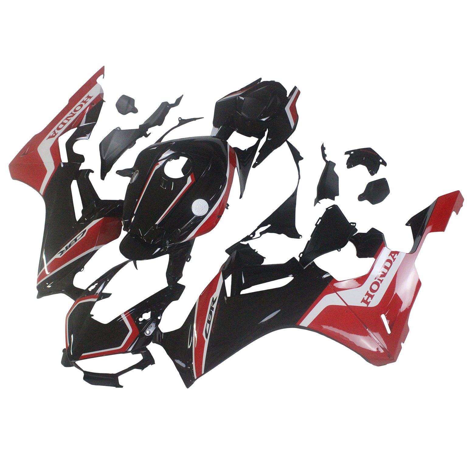 Amotopart 2017-2025 Honda CBR1000RR Fairing Black&Red Kit
