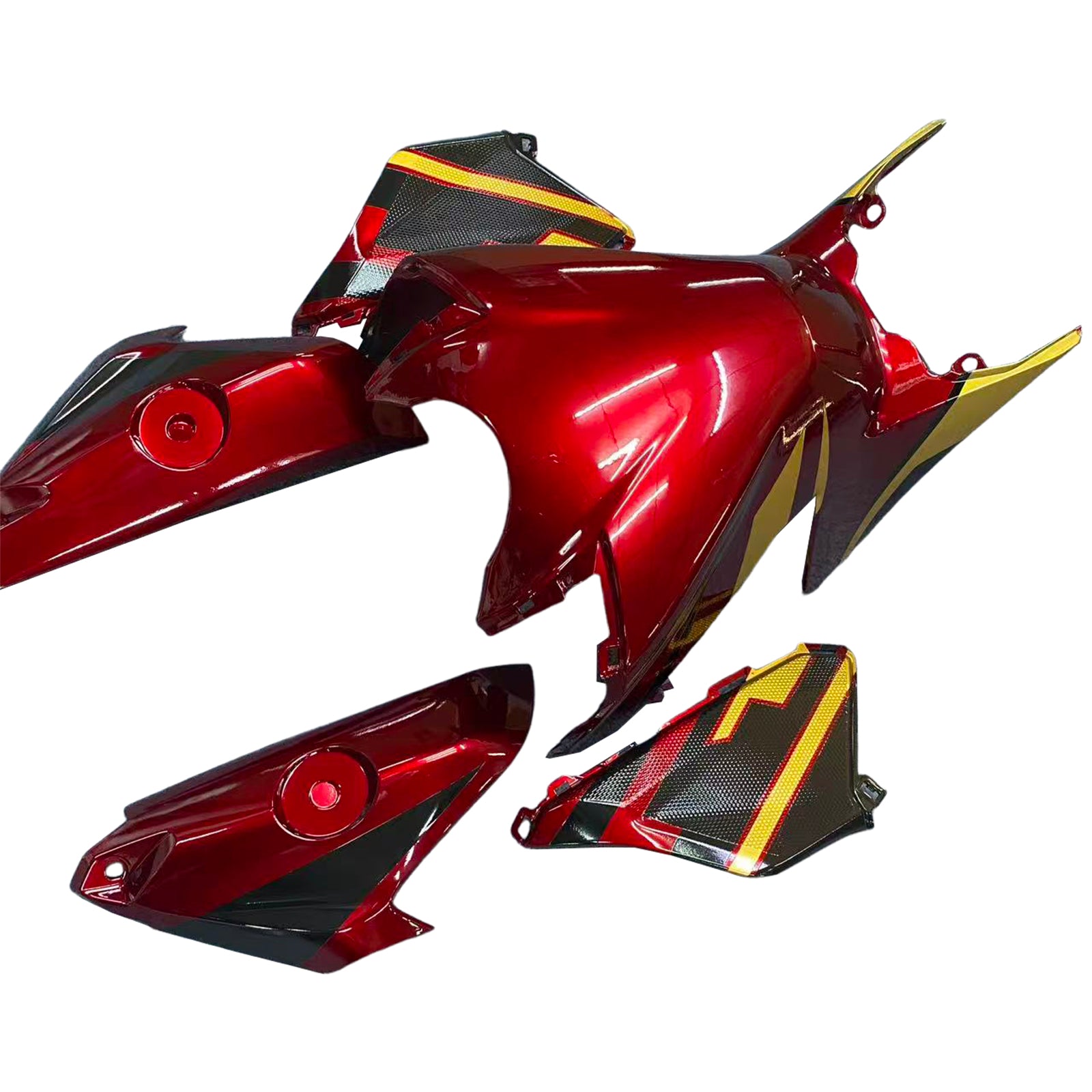 Amotopart 2017-2025 CBR1000RR Honda Red&White Fairing Kit