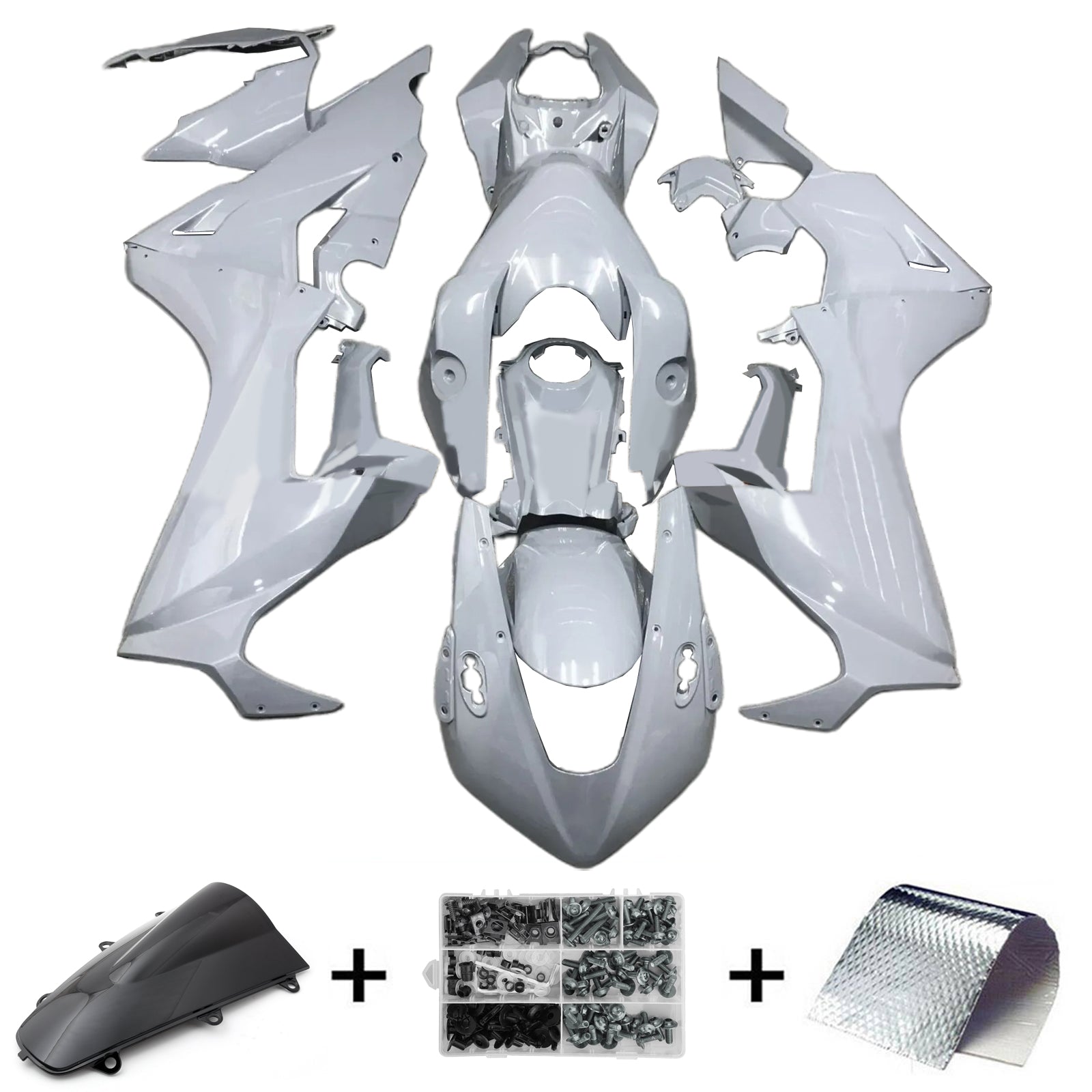 Amotopart 2017-2025 CBR1000RR Honda Gloss White Fairring Kit