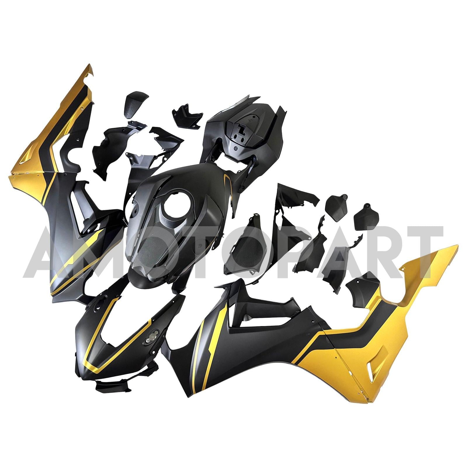 Amotopart 2017-2025 CBR1000RR Honda Black & Gold Failing Kit