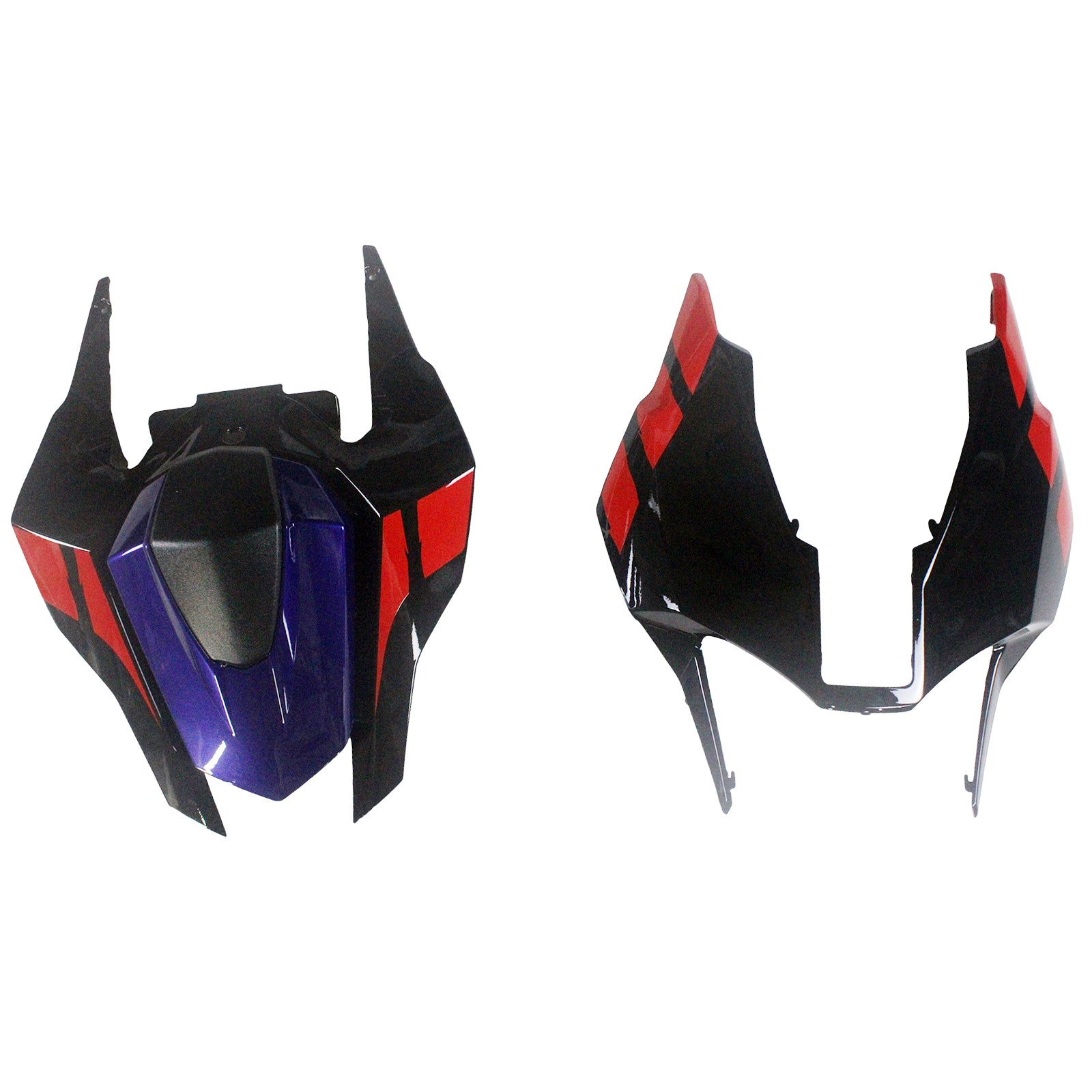 Amotopart 2017-2025 CBR1000RR Honda Rouge&Kit de carénage bleu