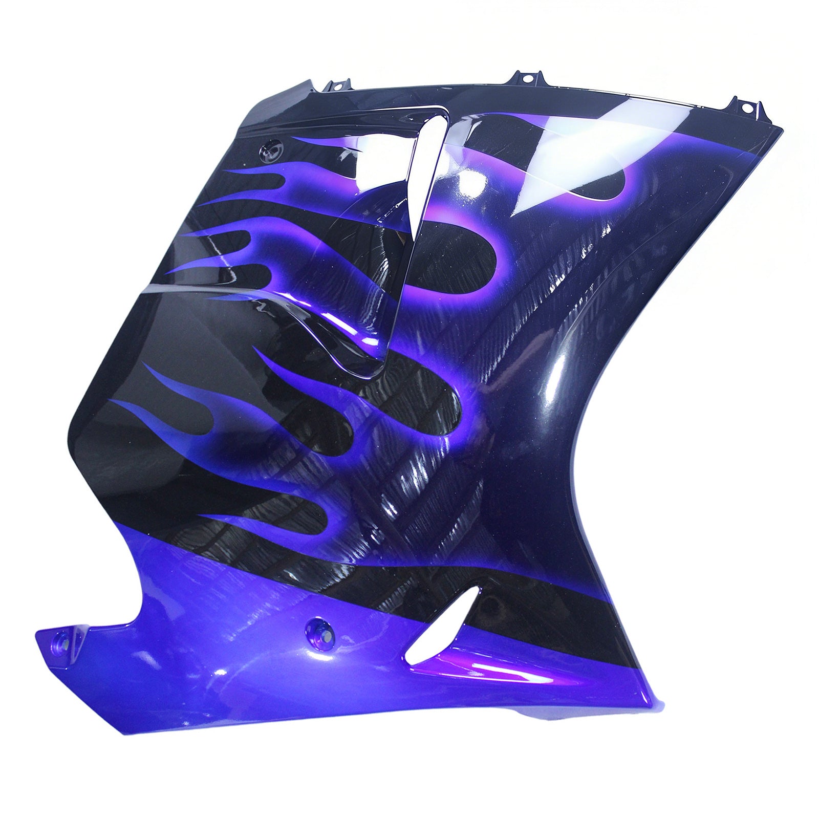 Amotopart 1996-2007 Honda CBR1100XX SuperBlackBird Fairing Blue Fire&Black Kit