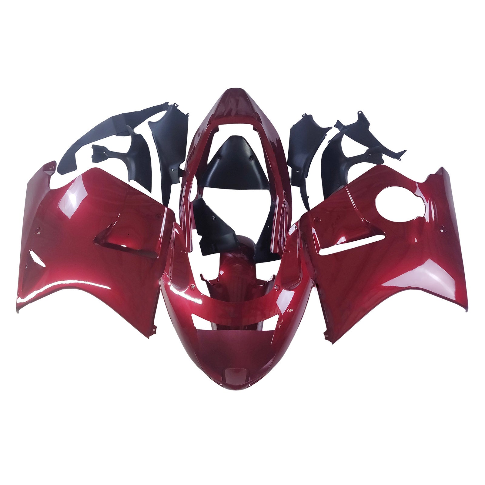 Amotopart 1996-2007 Honda CBR1100XX SuperBlackBird Fairing Glossy Red Kit