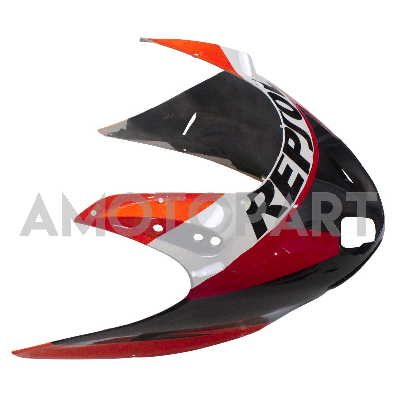 Amotopart 1996-2007 Honda CBR1100XX SuperBlackBird Fairing Red&Orange Kit