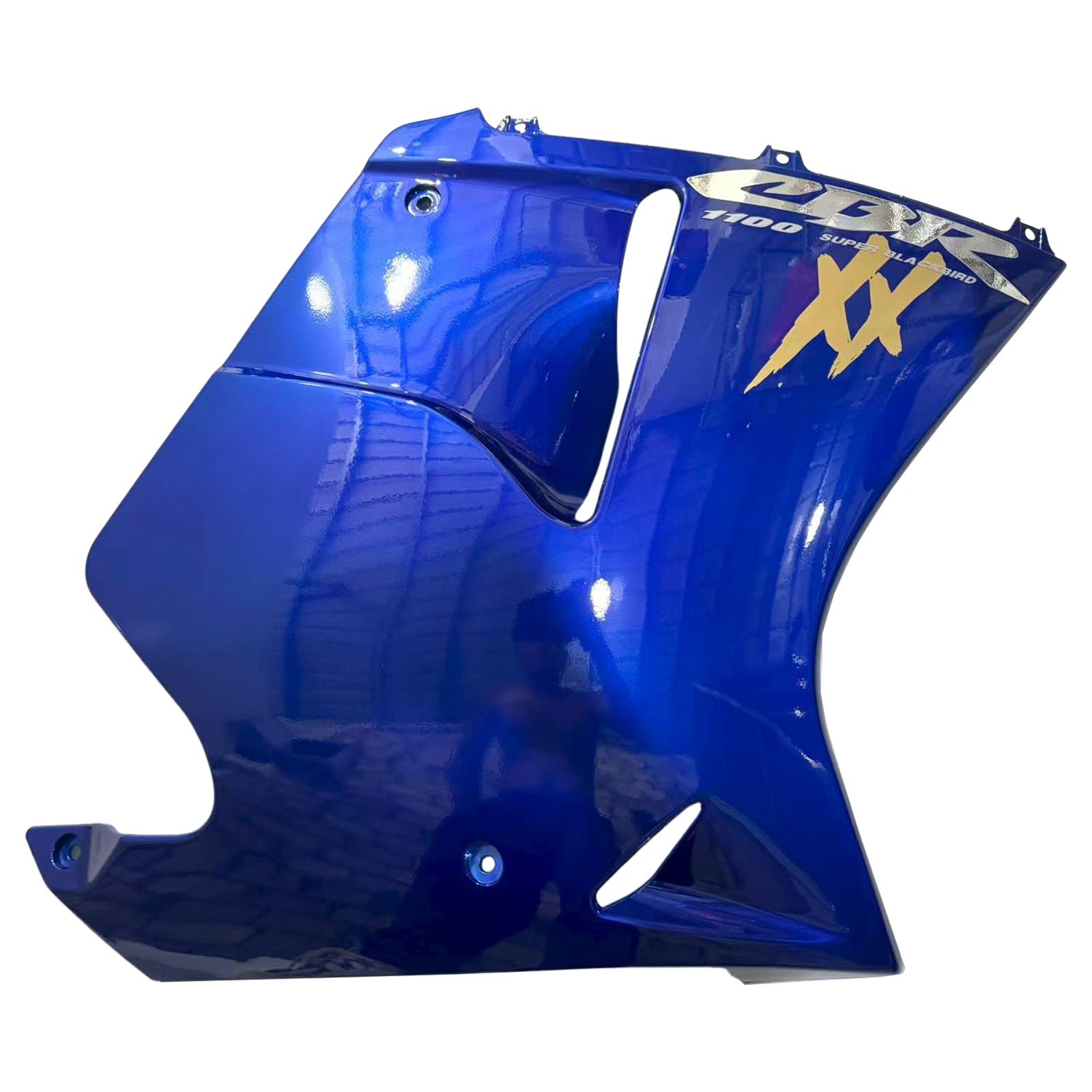 Amotopart 1996-2007 Honda CBR1100XX Superblackbird Verkleidung glänzend blaues Kit