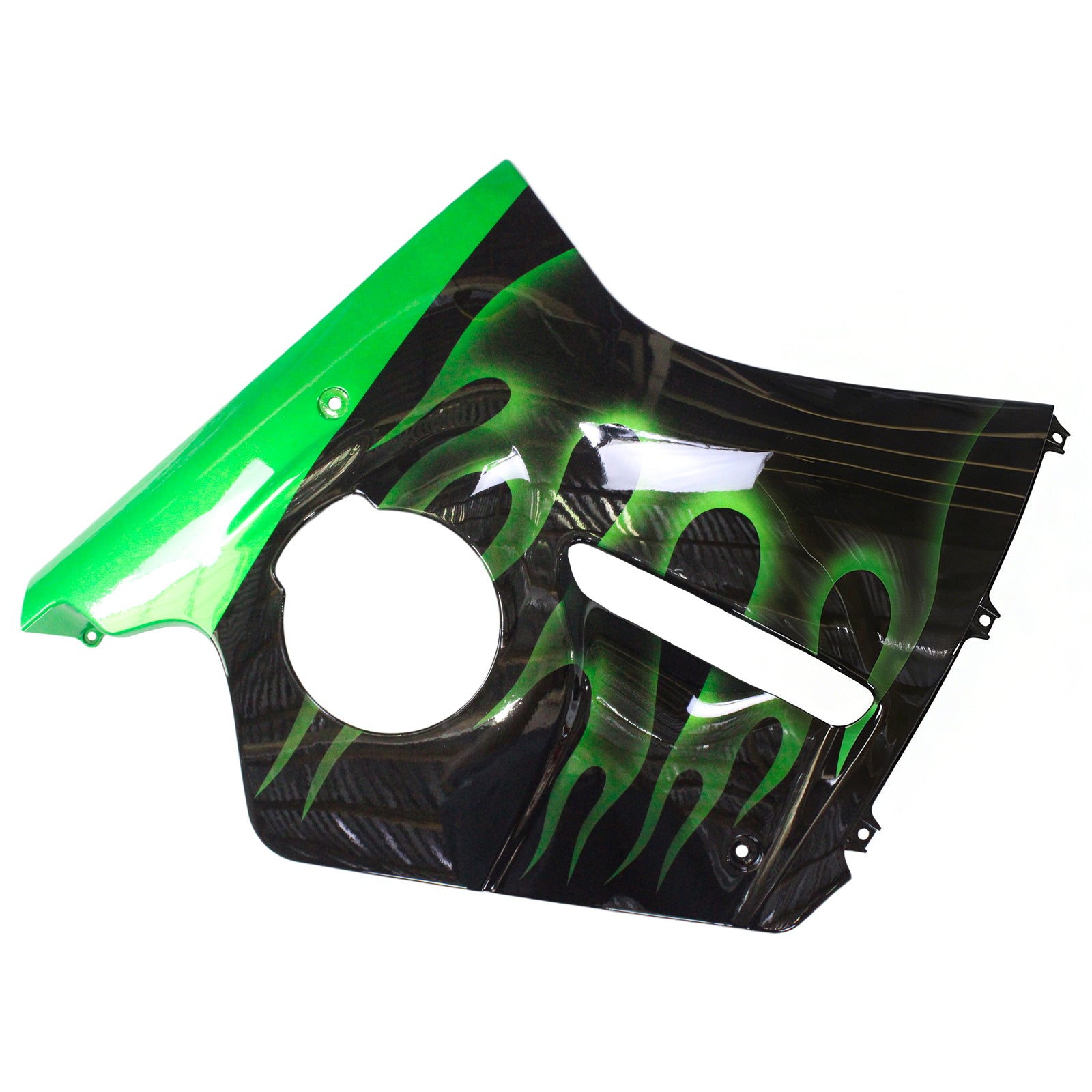 Amotopart 1996-2007 Honda CBR1100XX SuperBlackbird Fairing Green & Black Kit