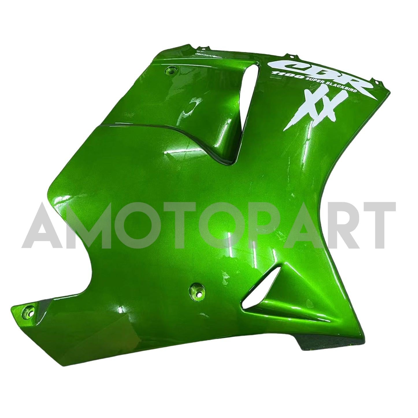 Amotopart 1996-2007 Honda CBR1100XX SuperBlackBird Fairing Glossy Green Kit