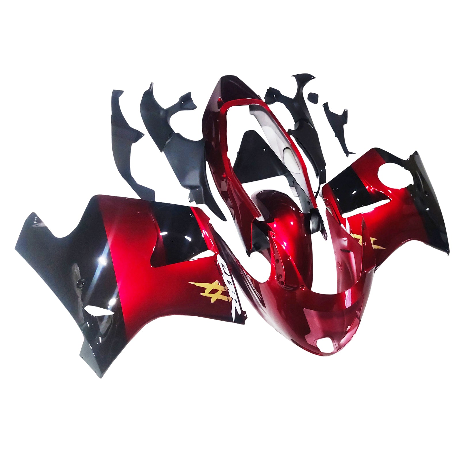 Amotopart 1996-2007 Honda CBR1100XX SuperBlackBird Kåbe Blank Rød&Bmangelsæt