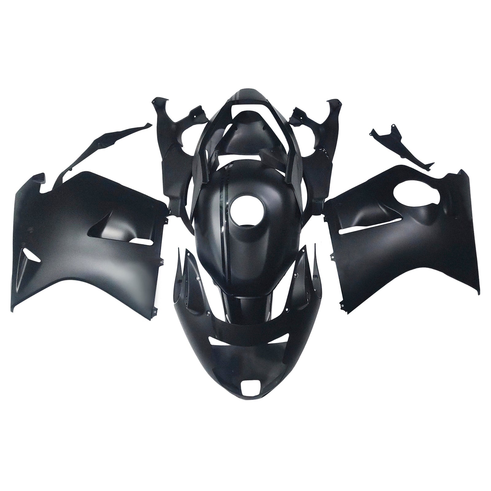 AMOTOPT 1996-2007 CBR1100XX SUBERBLACKBird Honda Kit de carenagem cinza escuro