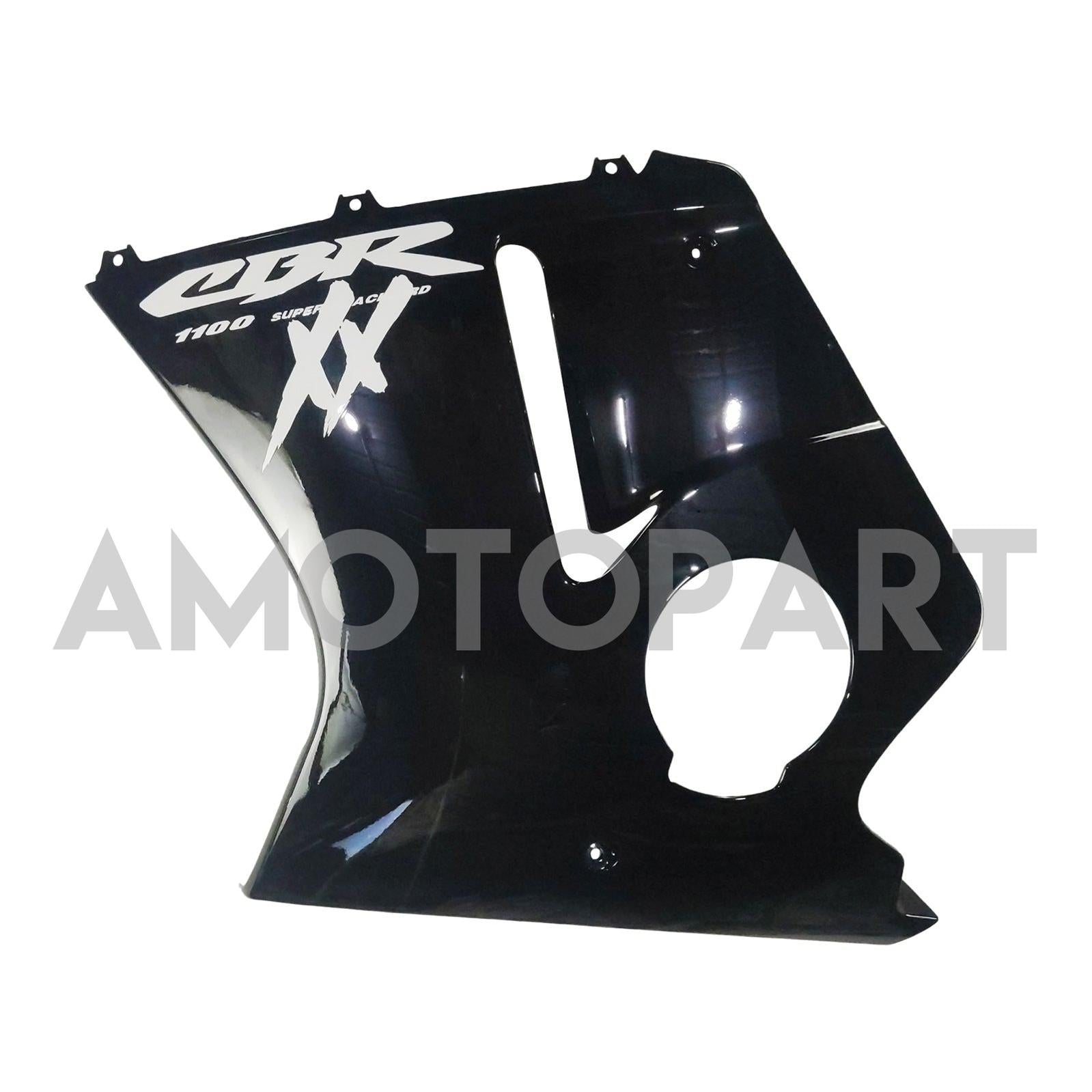 Amotopart 1996-2007 CBR1100XX Superblackbird Honda Black Fairring Kit
