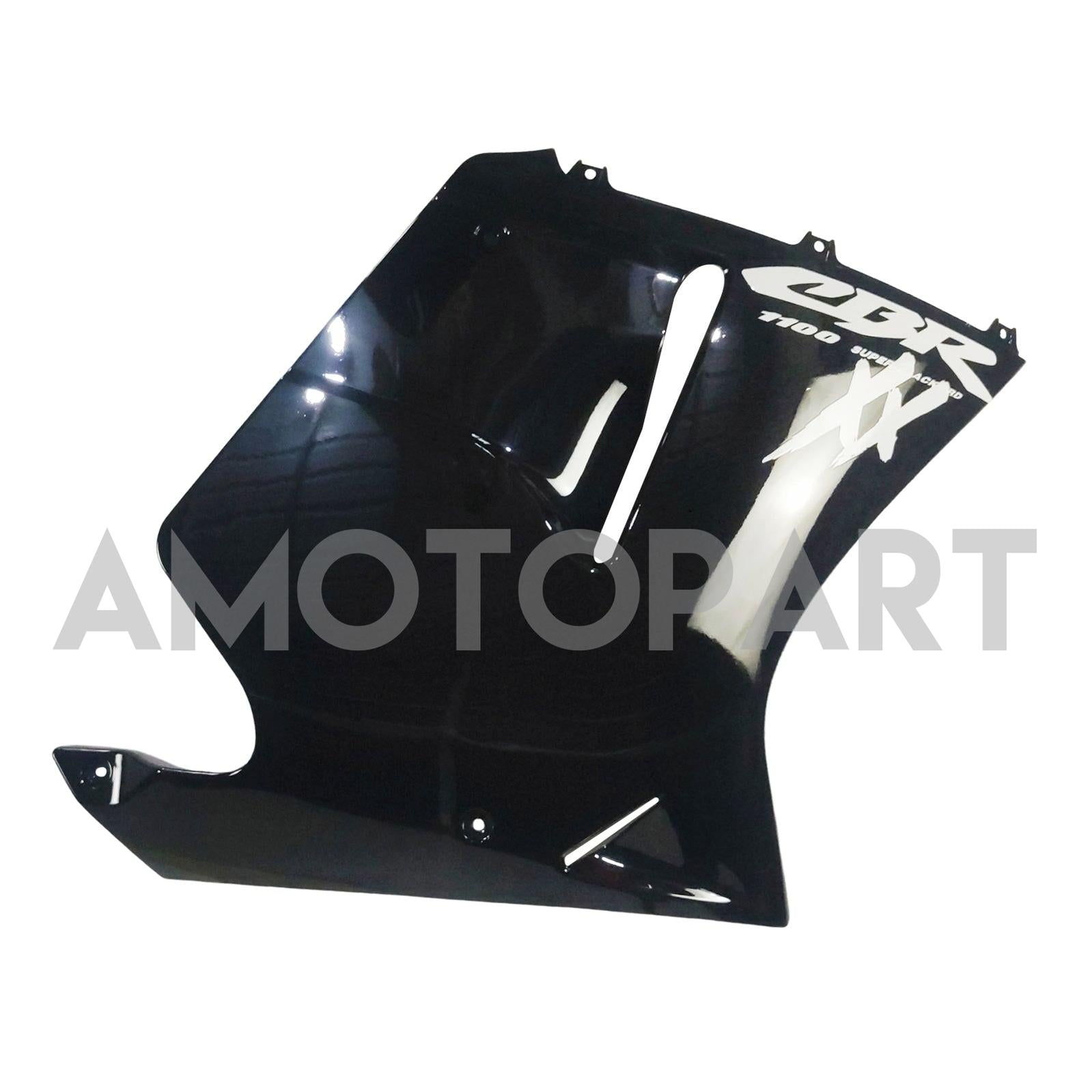 Amotopart 1996-2007 CBR1100XX Superblackbird Honda Black Fairring Kit