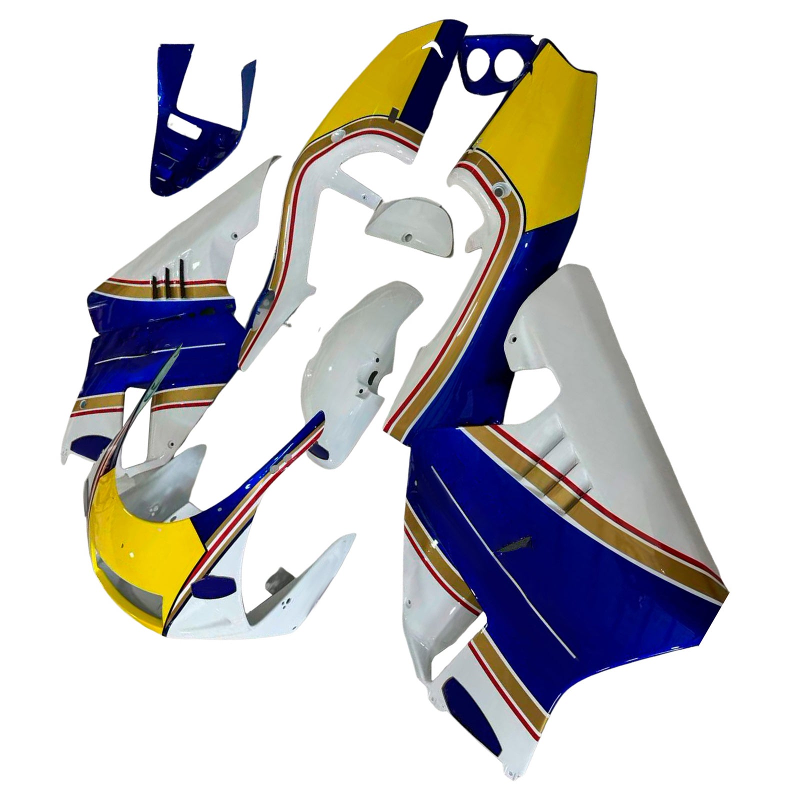 Amotopart 1994-1996 Honda NSR250 PGM-4 Fairing Blue&Yellow Kit