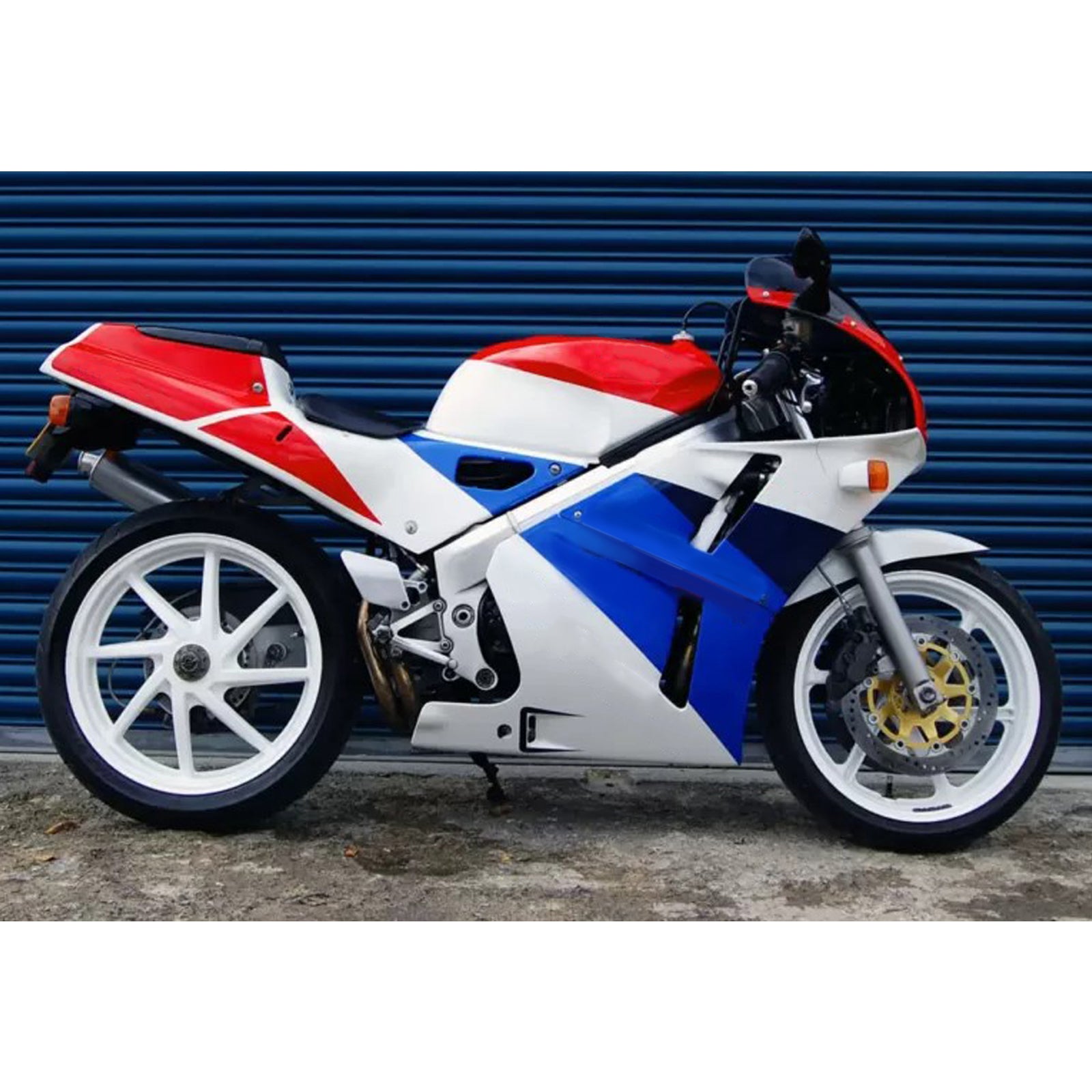 Amotopart 1988-1992 Honda VFR400R NC30 Blue Red White Fairing Kit