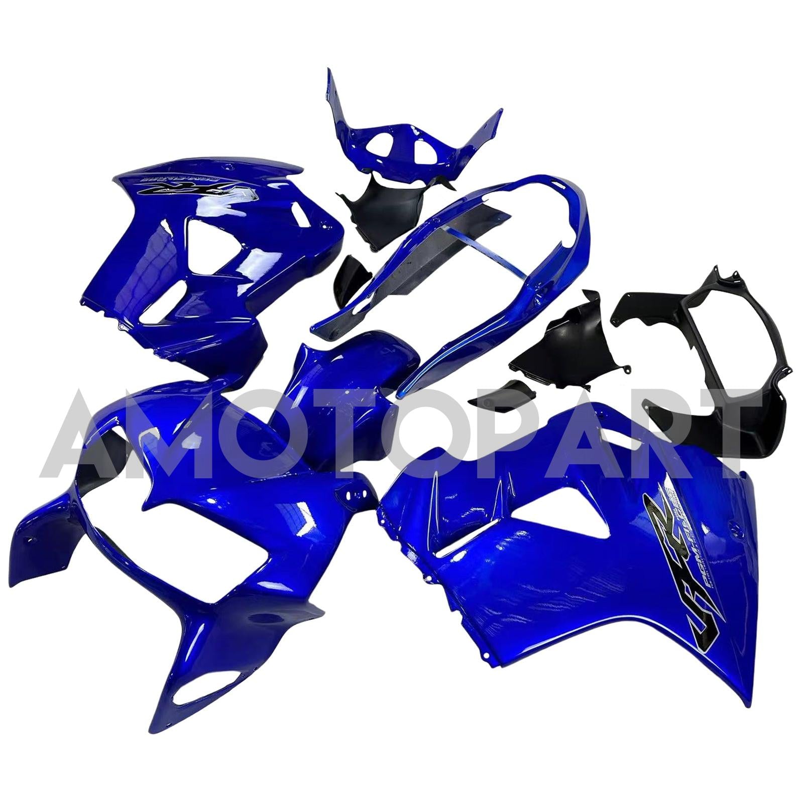 Amotopart 1998-2001 Honda VFR800 Fairing Blue Kit