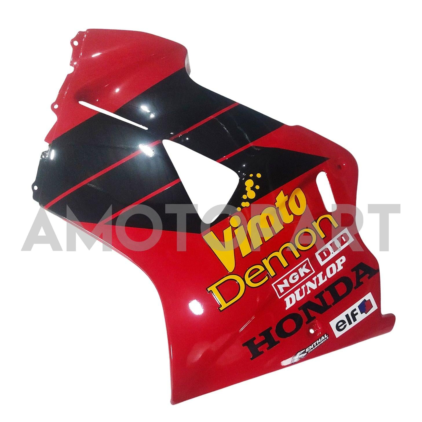 Amotopart 1998-2001 Honda VFR800 Red Black Fairing Kit