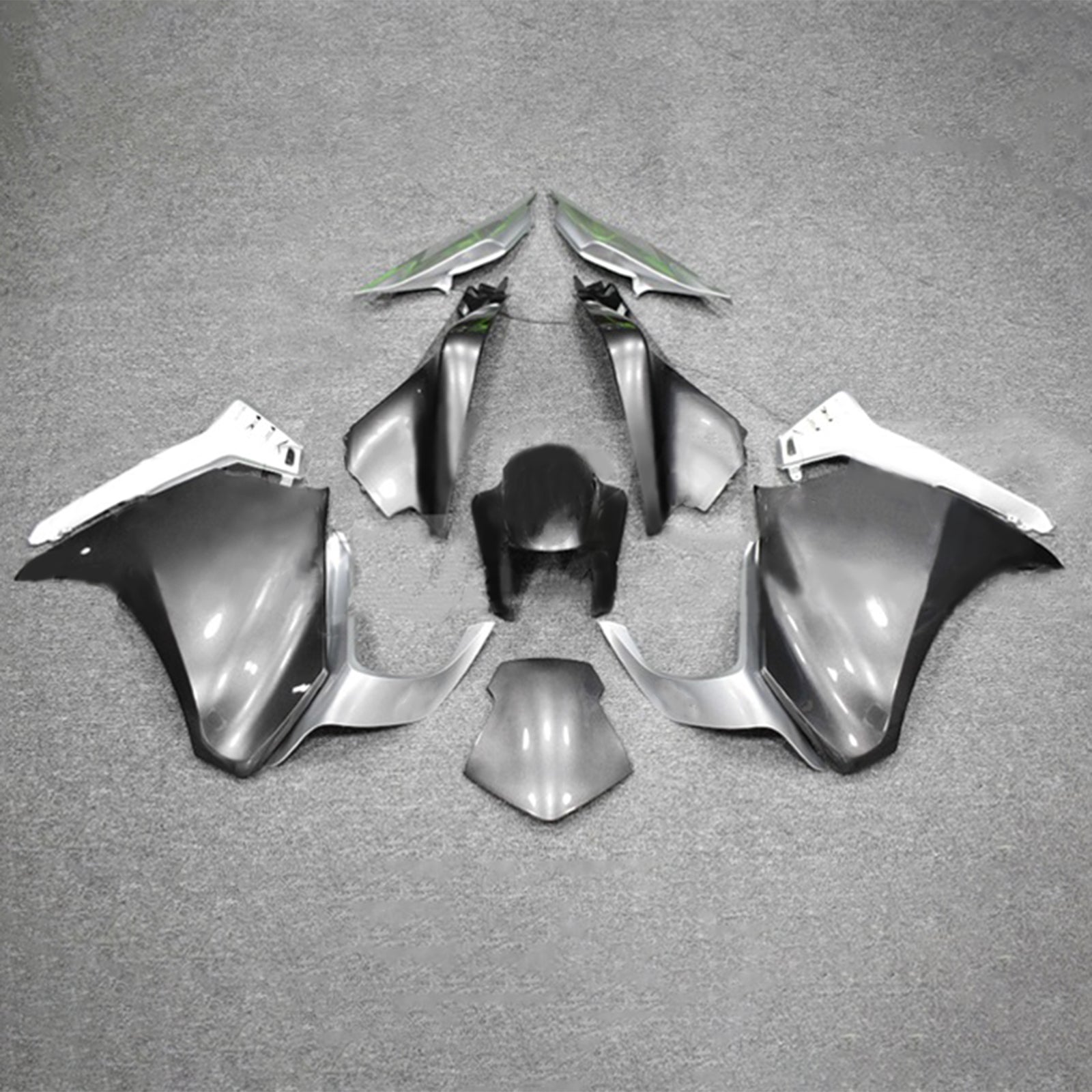 Amotopart 2010-2013 VFR1200 Honda Gray & White Fairing Kit