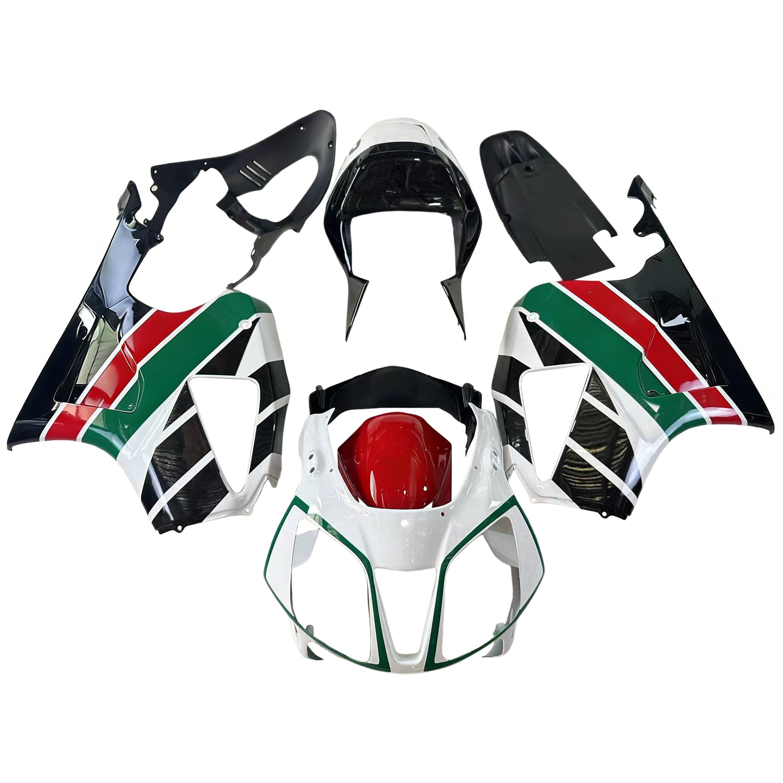 Amotopart 2000-2006 Honda VTR1000 RC51 Fairing Multicolor Castrol Kit