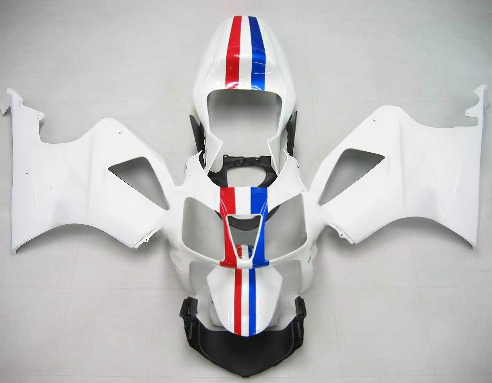 Amotopart 2000-2006 Honda VTR1000 RC51 Fairing Silver Kit