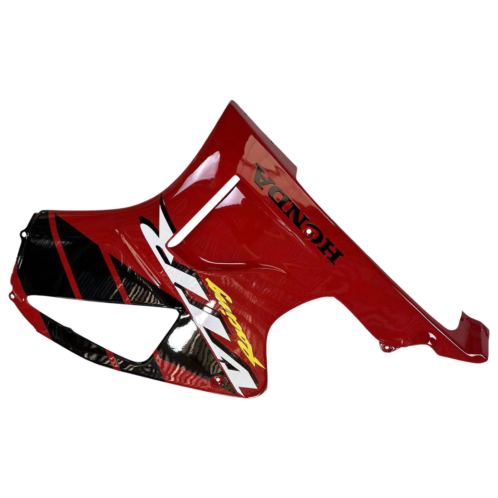 Amotopart 2000–2006 Honda VTR1000 RC51 Verkleidung, Schwarz&Rotes Kit