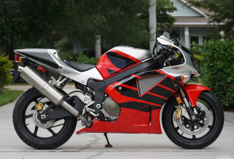 Amotopart 2000-2006 ホンダ VTR1000 RC51 フェアリング レッド&ブラック キット