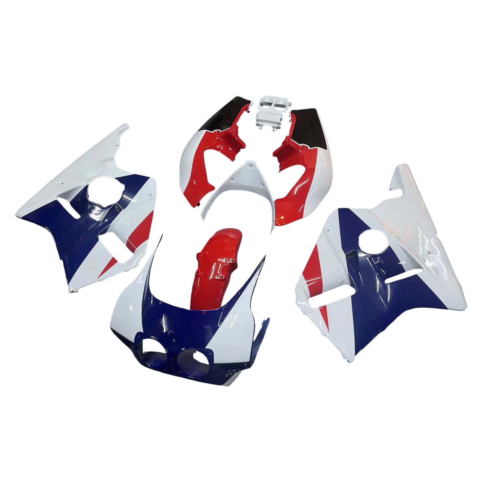 Amotopart 1987-1989 Honda CBR400RR NC23 Fairing Red&Blue Kit