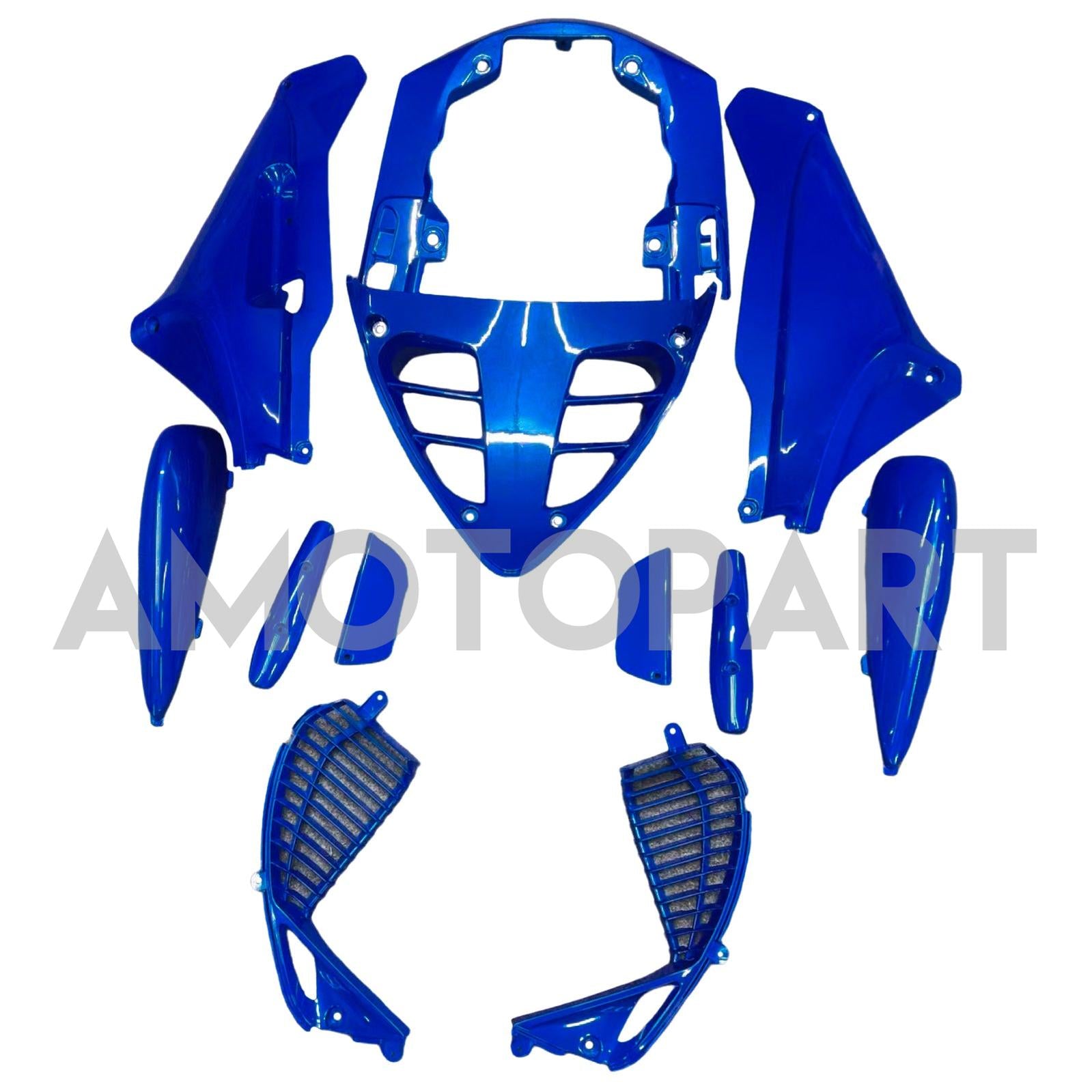 Amotopart ホンダ ST1300 2002-2016 グロスブルー フェアリングキット