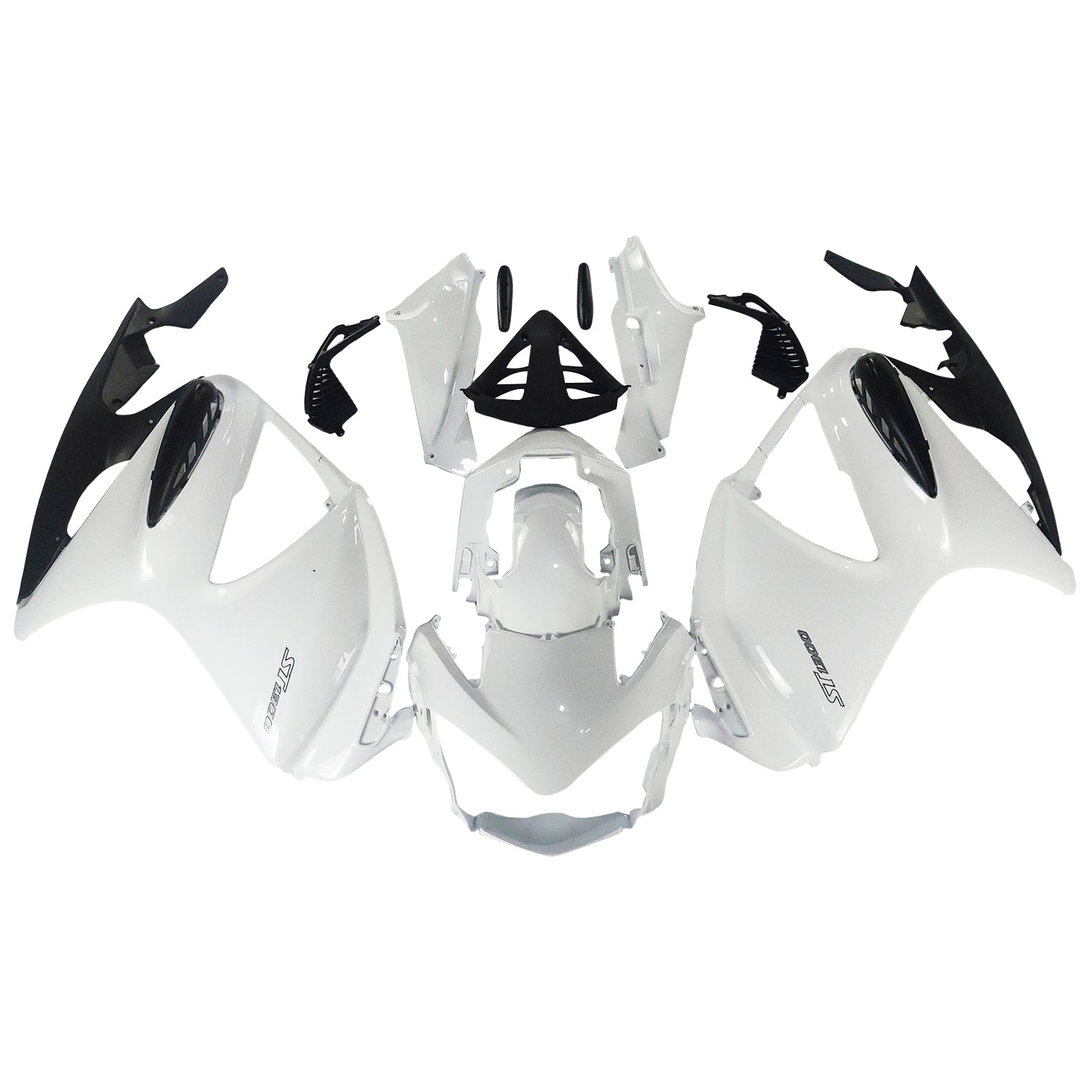 Amotopart Honda ST1300 2002-2016 White Fairing Kit
