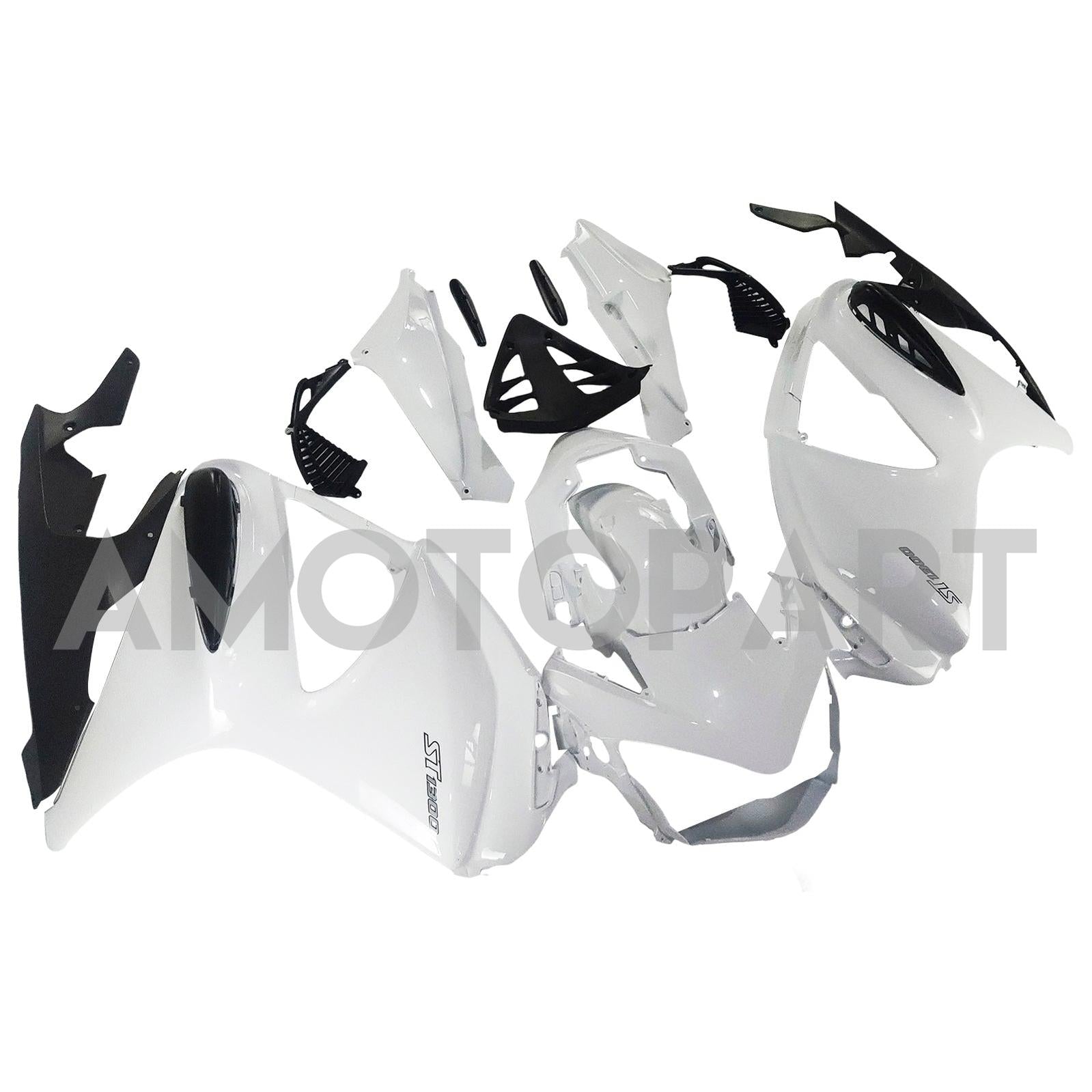Amotopart Honda ST1300 2002–2016 weißes Verkleidungsset