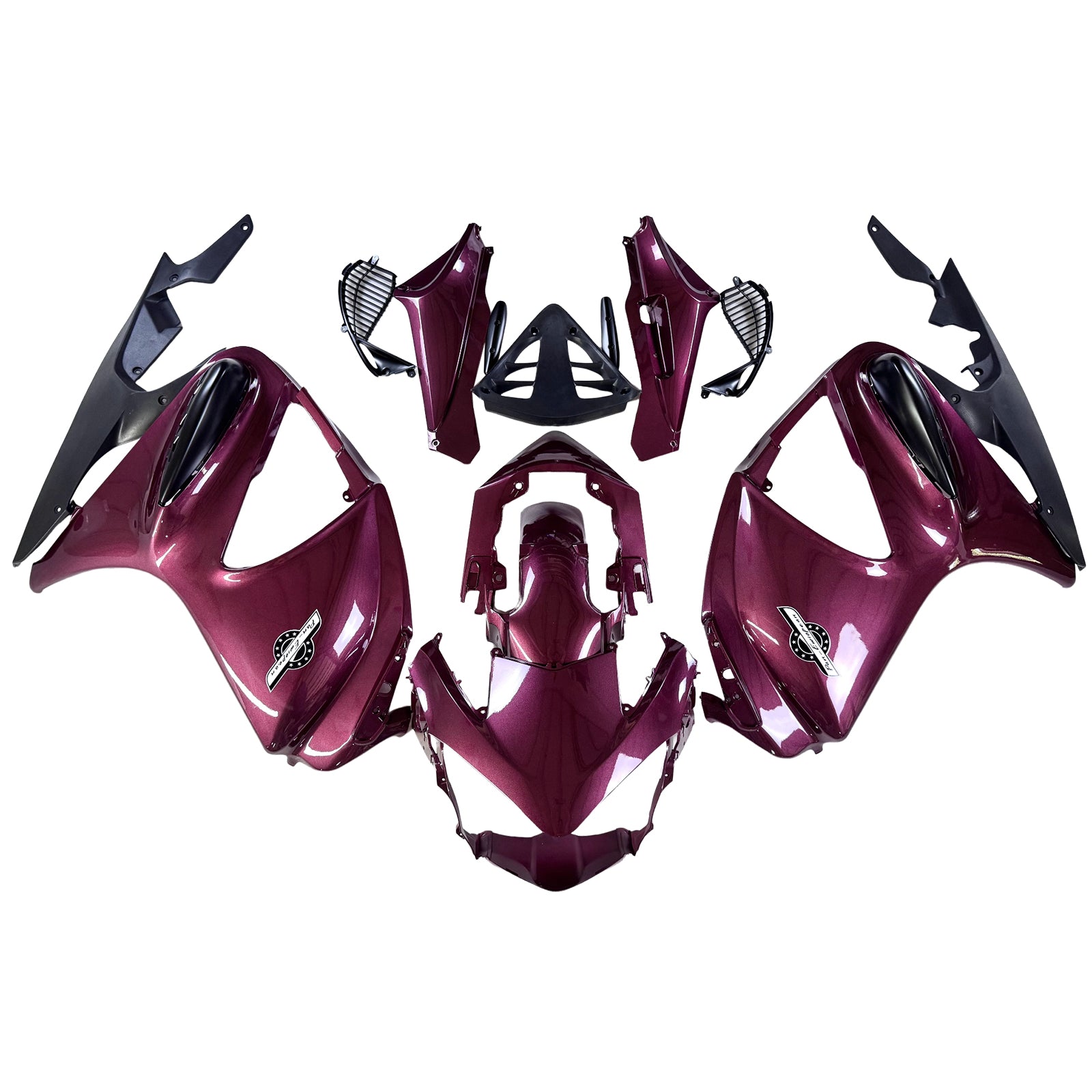 Amotopart 2002-2016 STX1300 ST1300 Honda Dark Red Fearing Kit