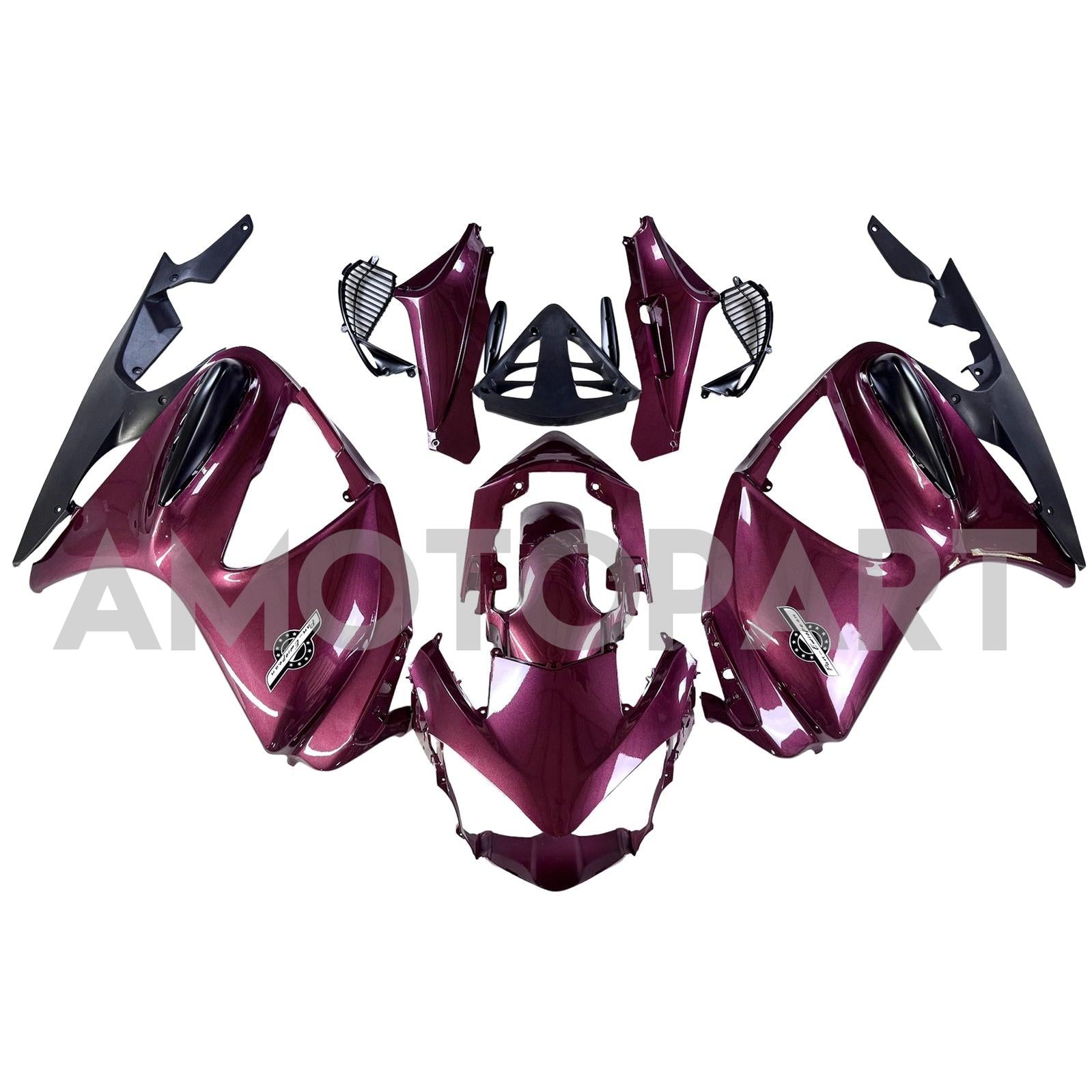 Amotopart 2002-2016 STX1300 ST1300 HONDA DARK RED FAIRING KIT